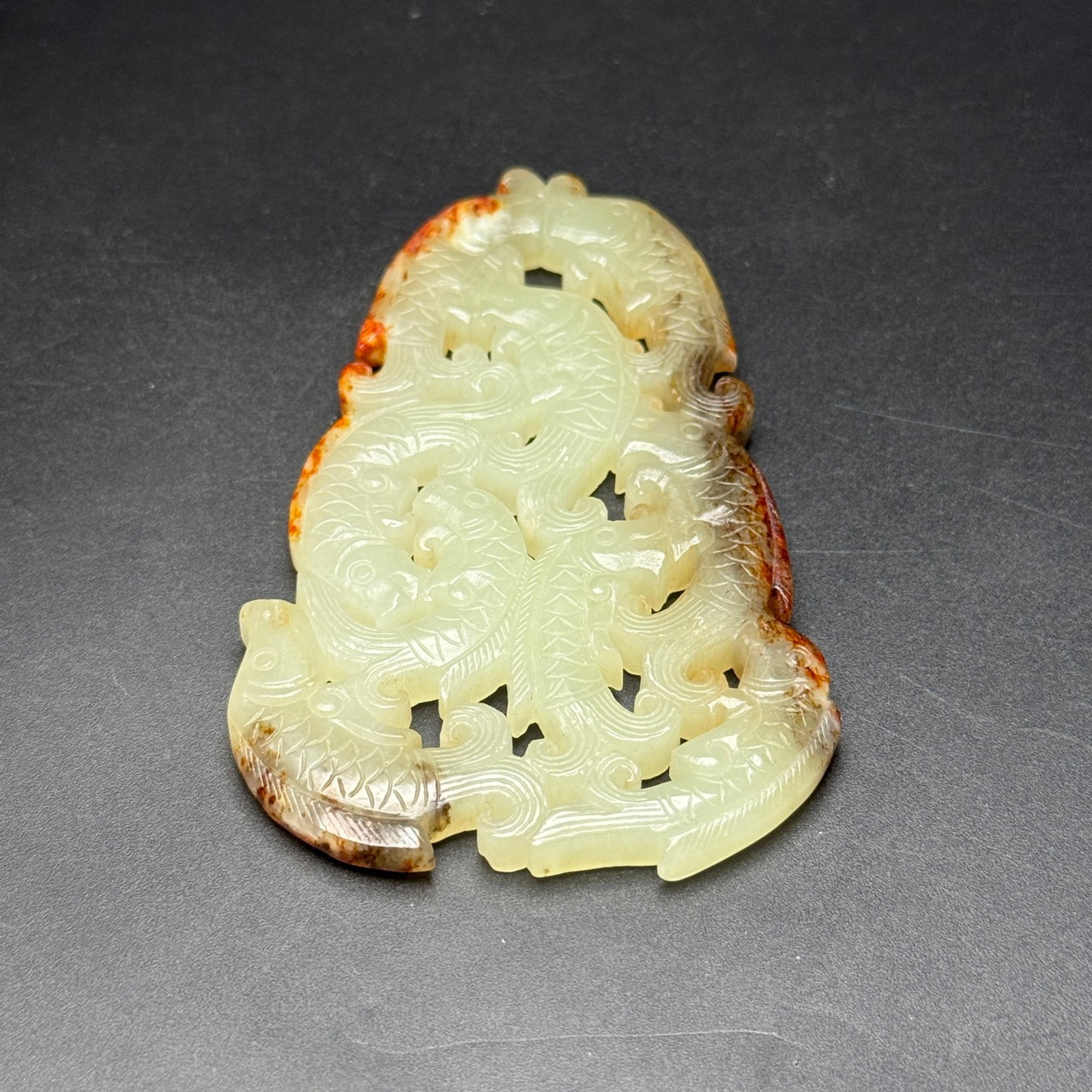 An Exquisite White Jade Fish Pattern Pendant - 6