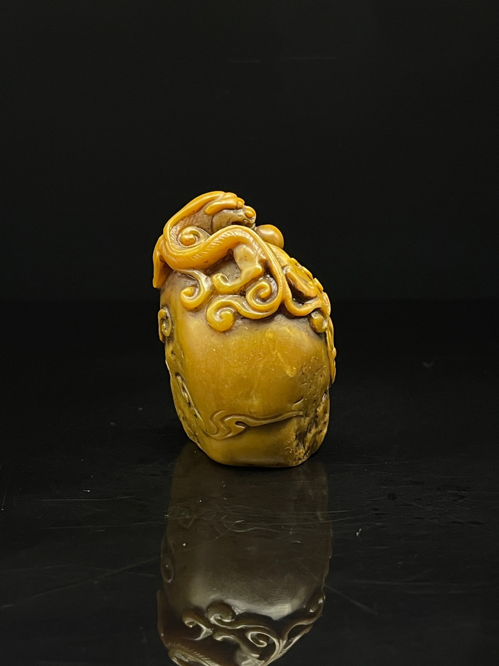 An Exquisite Shoushan Stone Chi-Tiger Pattern Seal - 3