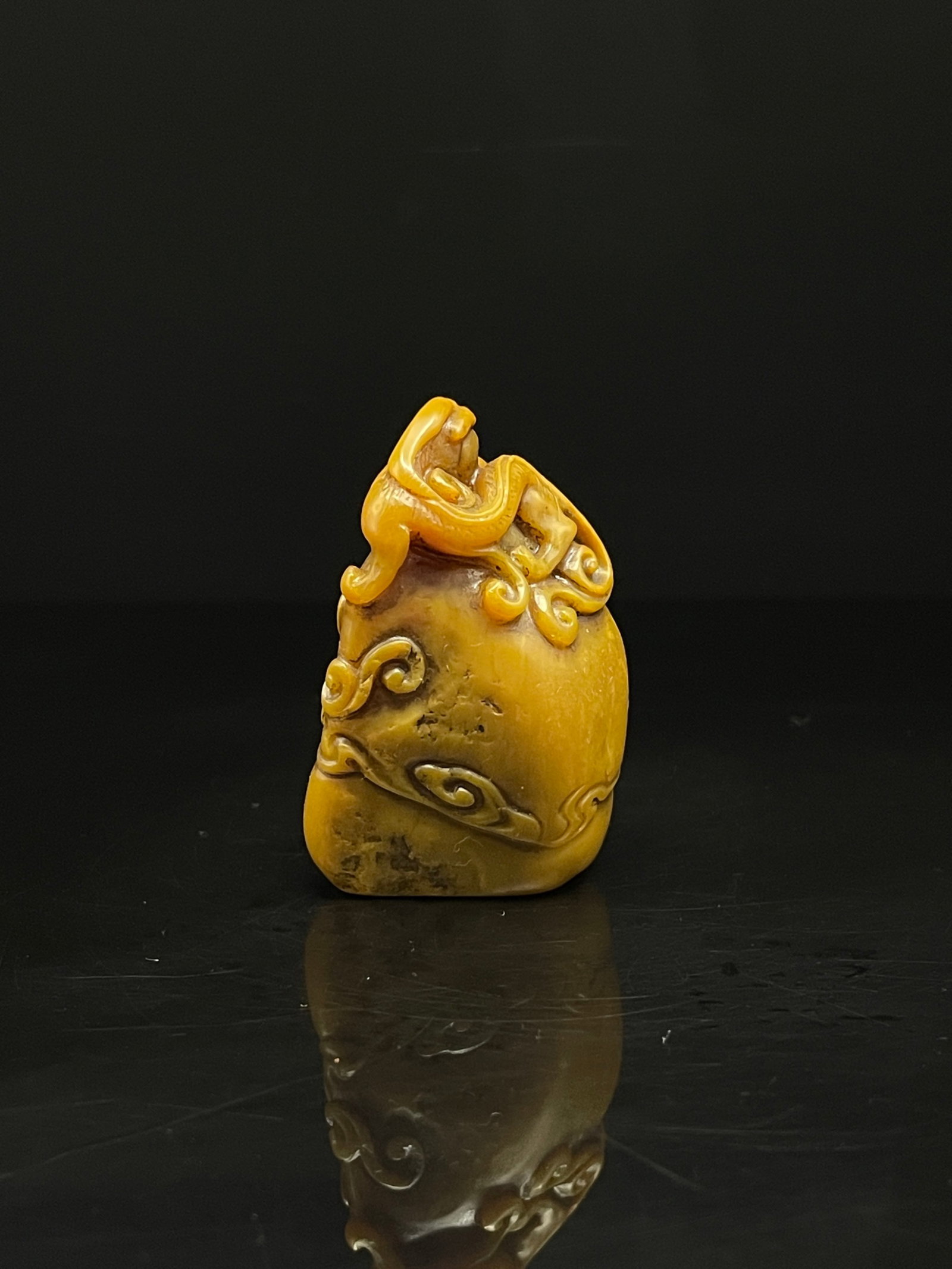 An Exquisite Shoushan Stone Chi-Tiger Pattern Seal - 4