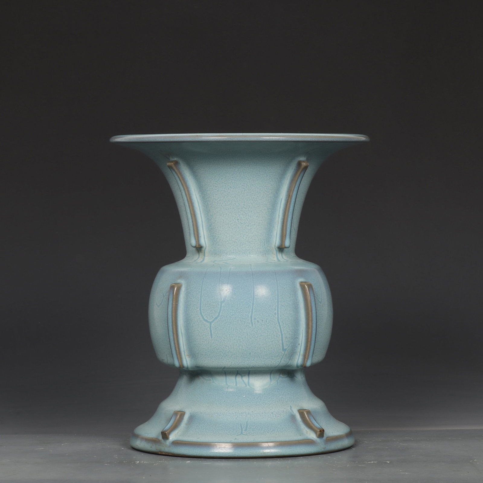 An Exquisite Jun yao Sky Blue Glazed Vase (1 of 9)
