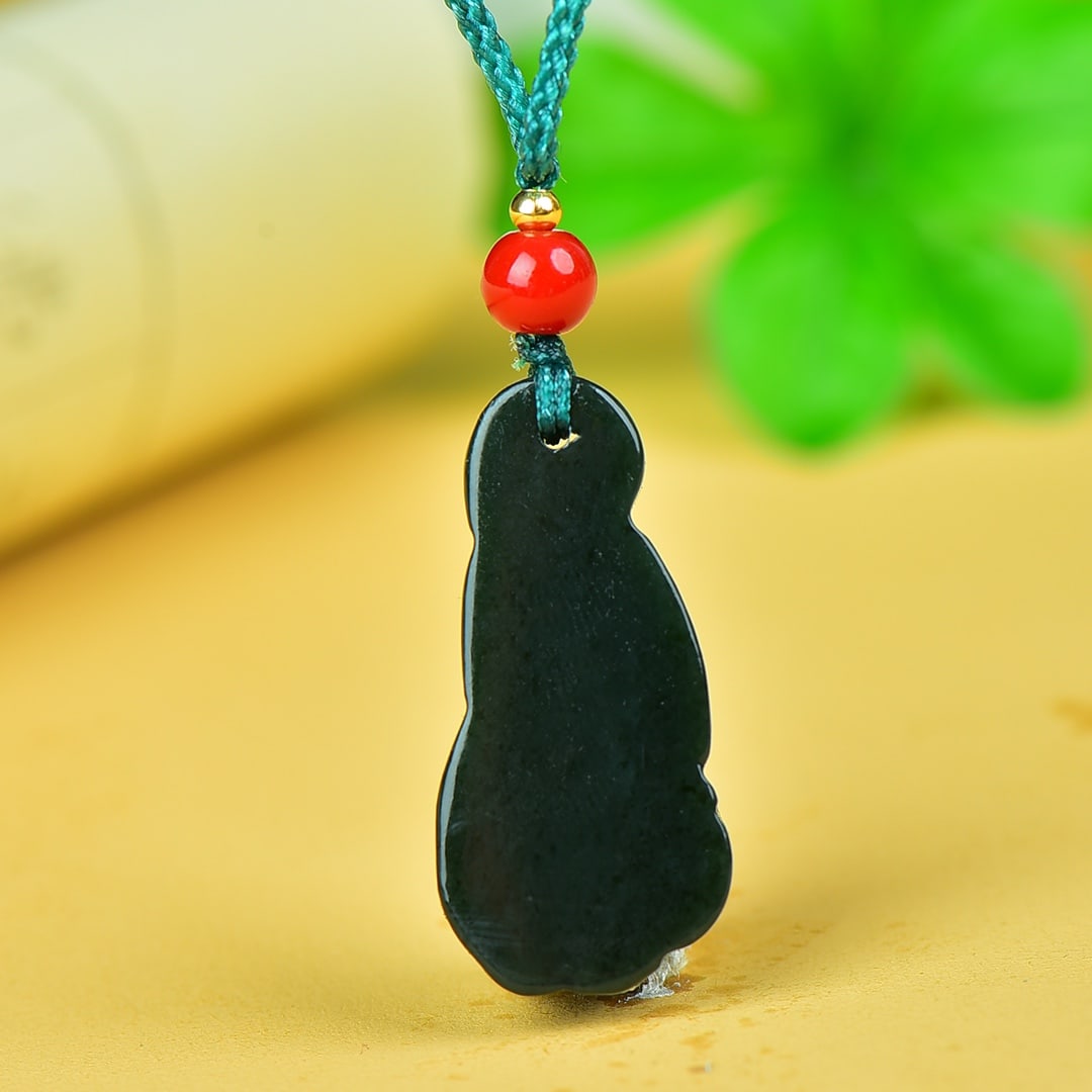 An Exquisite Jasper Flower Pattern Pendant - 6