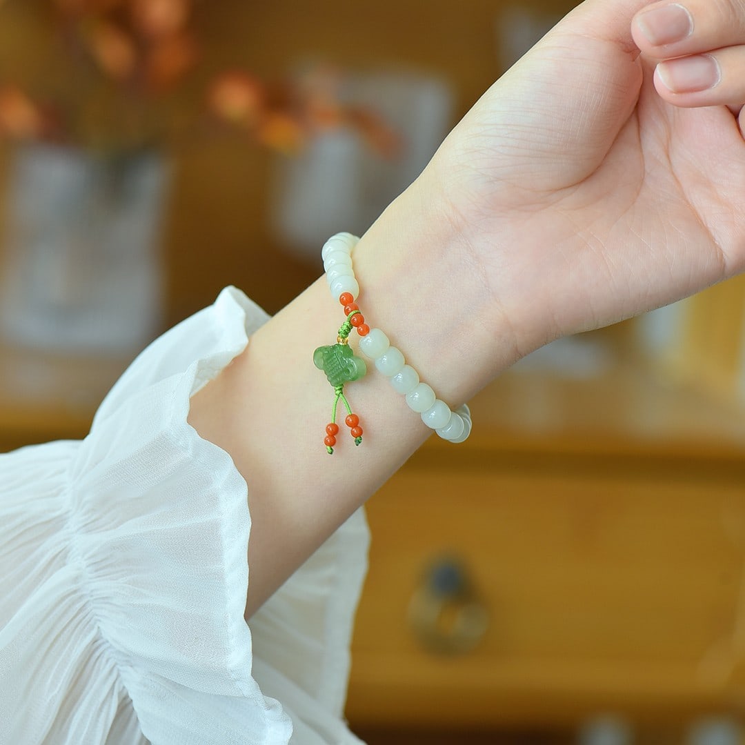 An Exquisite White Jade Bracelets - 3