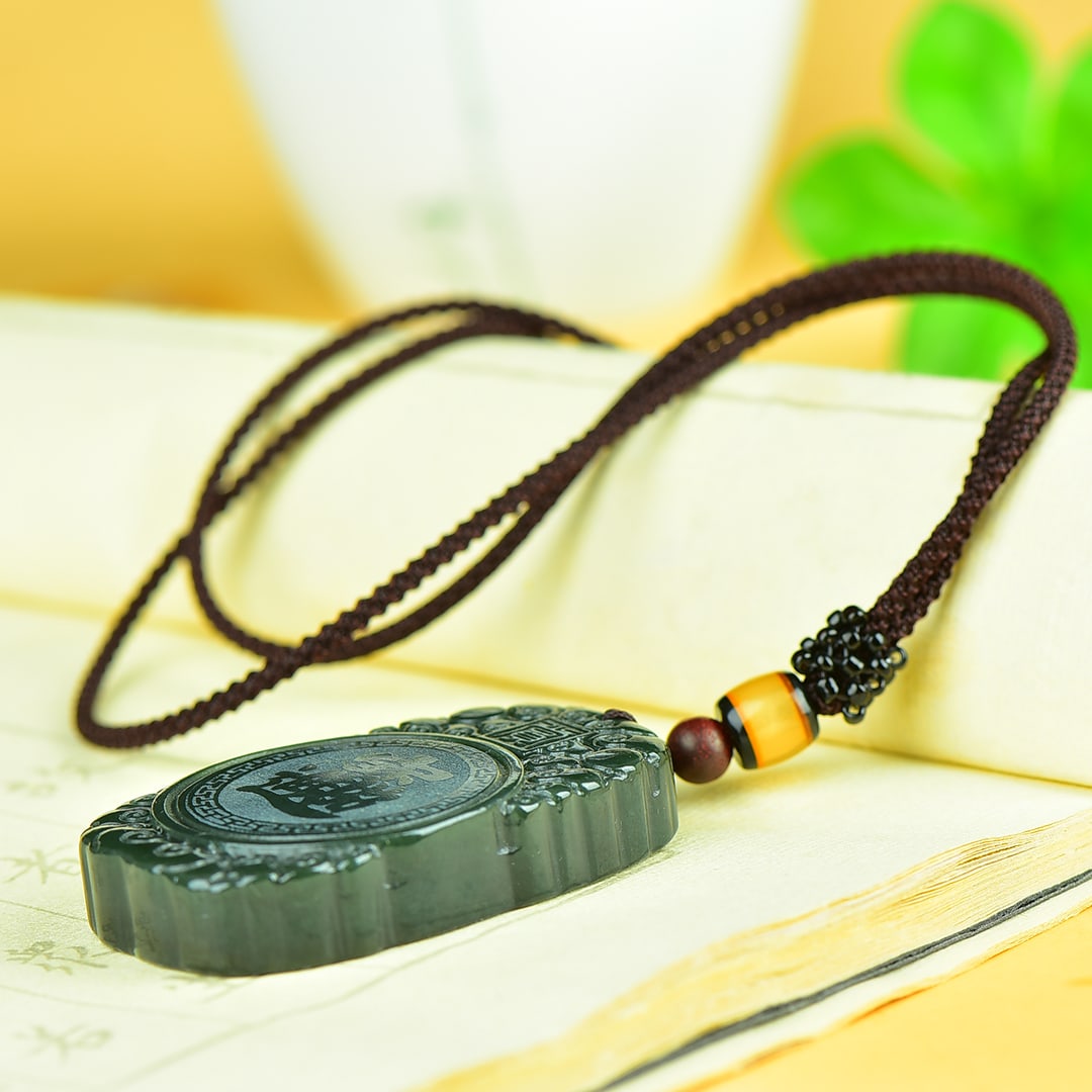 An Exquisite Jasper Pendant - 5