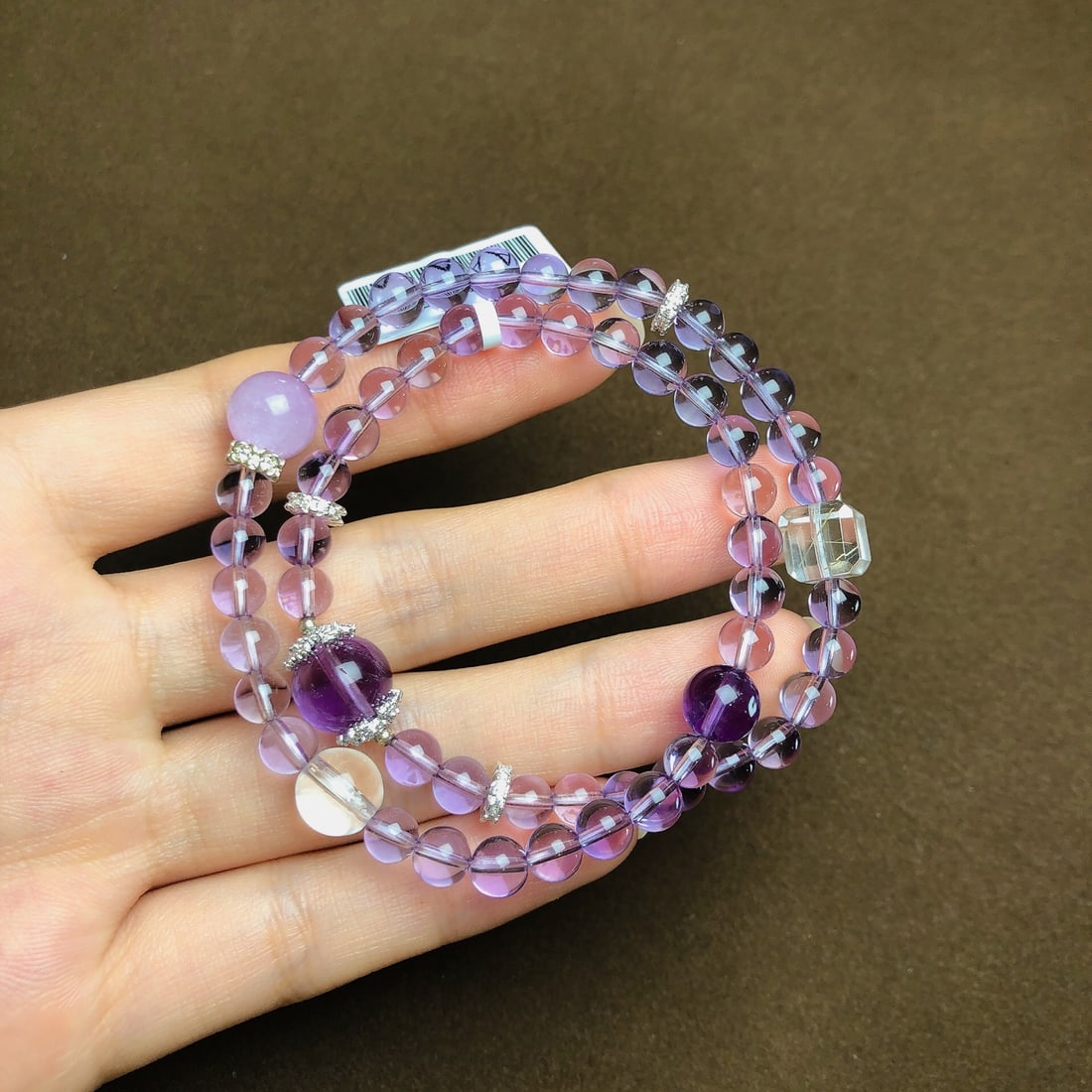 An Exquisite Crystal Bracelets: An Exquisite Crystal Bracelets,Size:6mm,9.3mm,Weight:21.4g 水晶手串