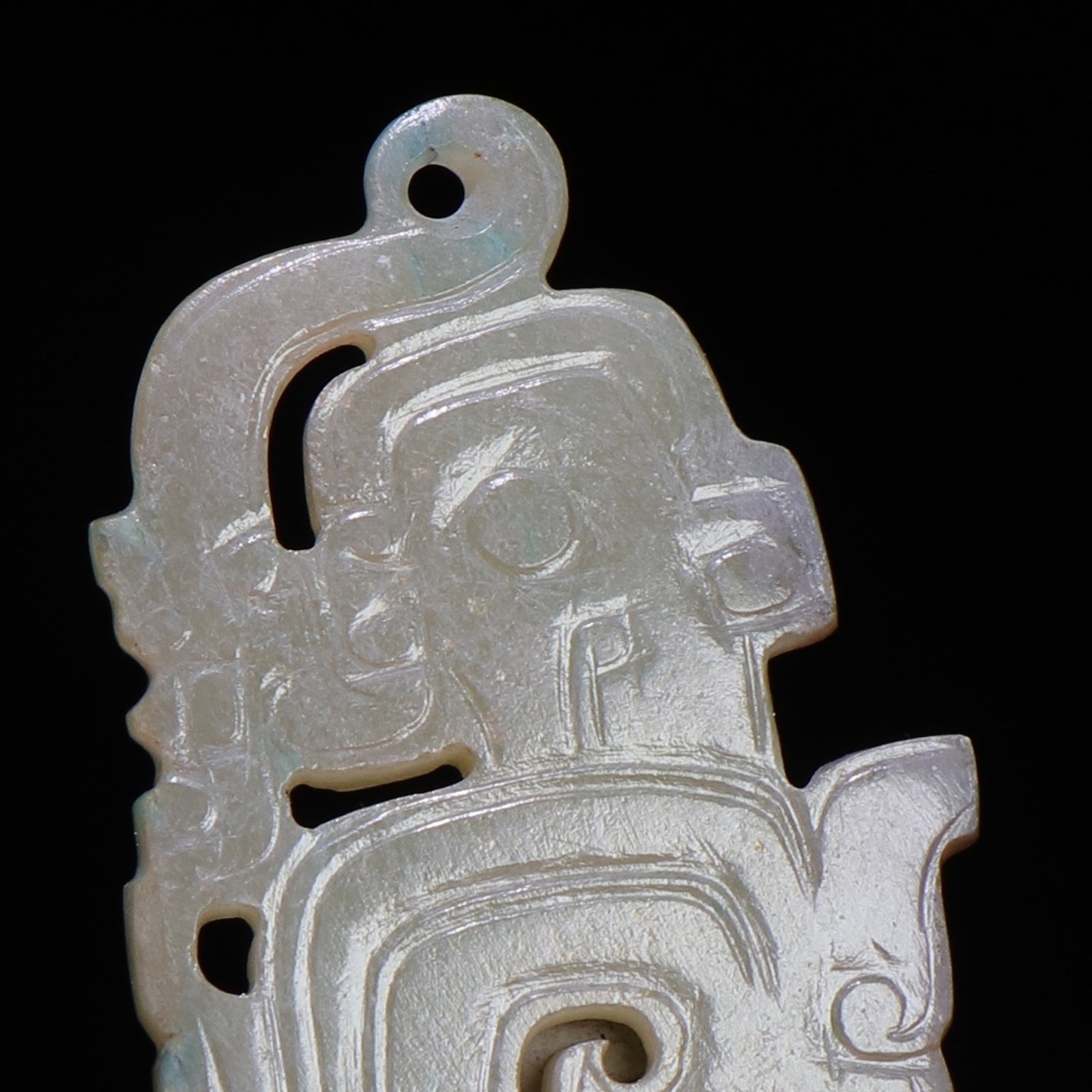 White Jade Dragon Pendant - 2