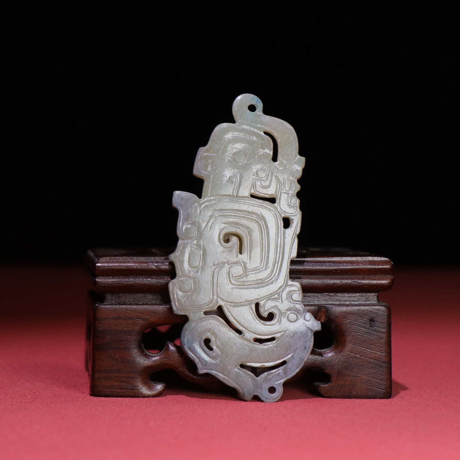 White Jade Dragon Pendant - 7