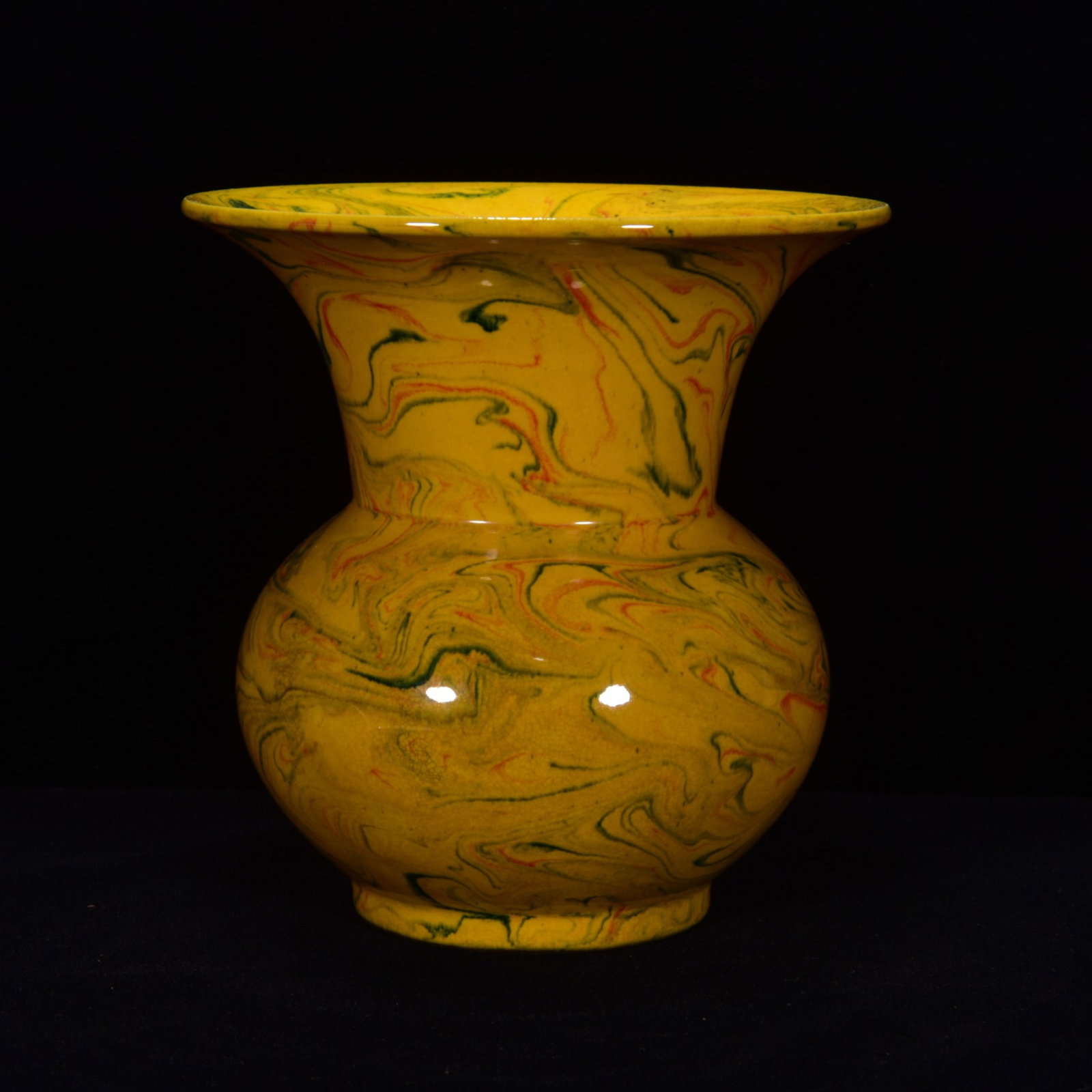 An Exquisite Marble Glazed Vase - 2