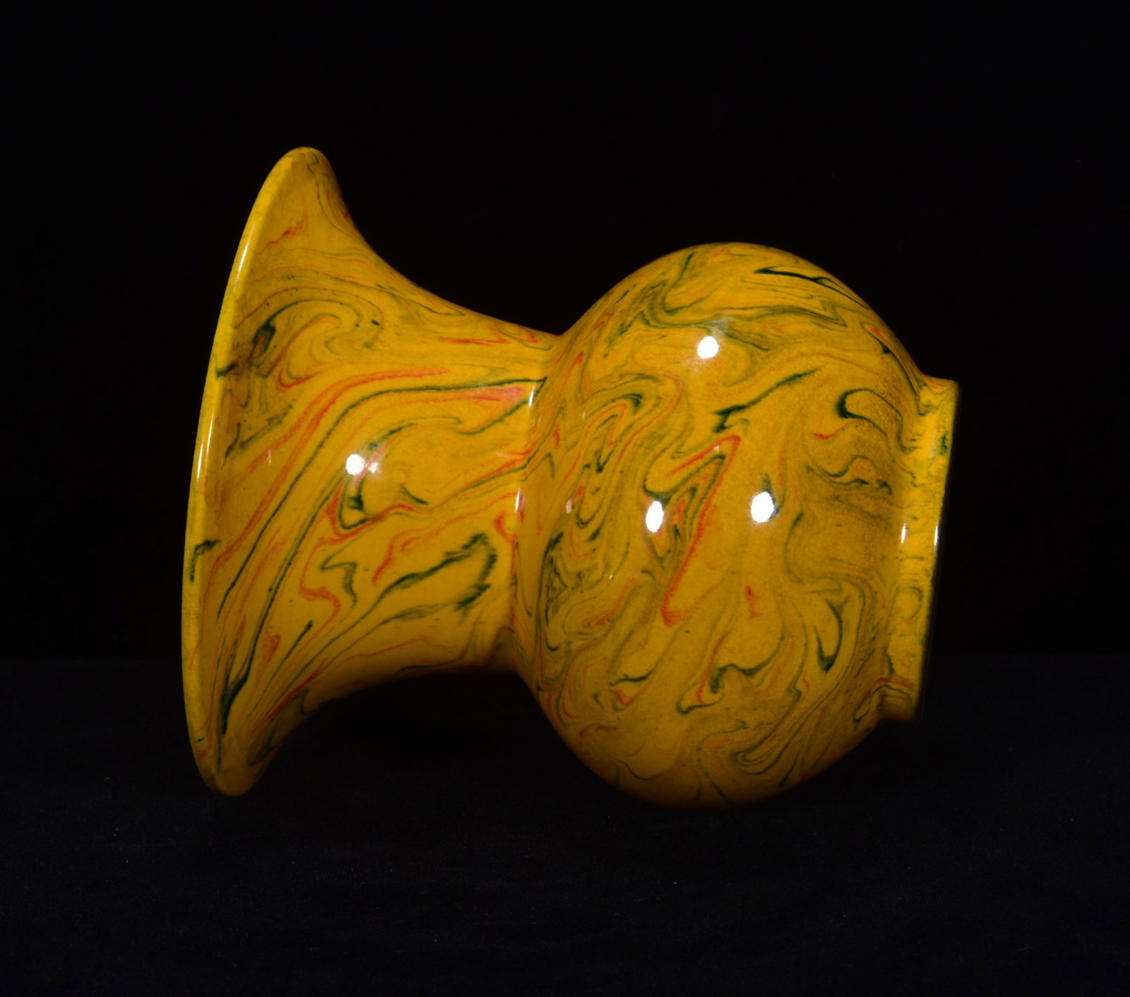 An Exquisite Marble Glazed Vase - 4
