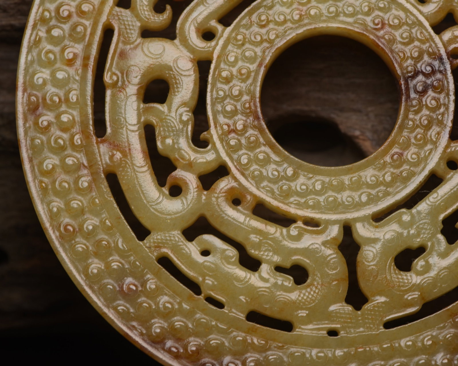 An Exquisite White Jade Chi-Dragon Pattern Pendant - 5