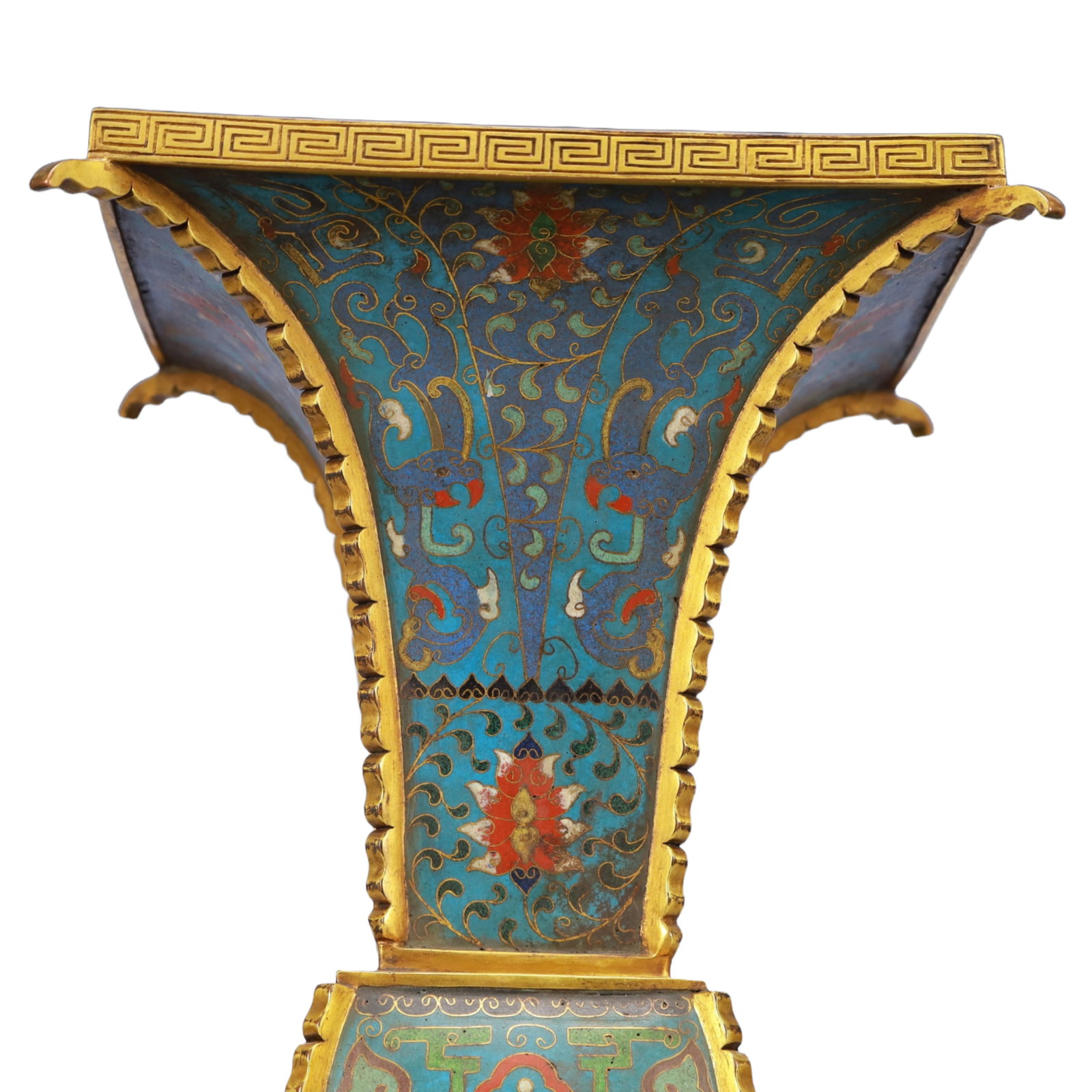A Huge Cloisonne Beast-Face Pattern Vase - 2