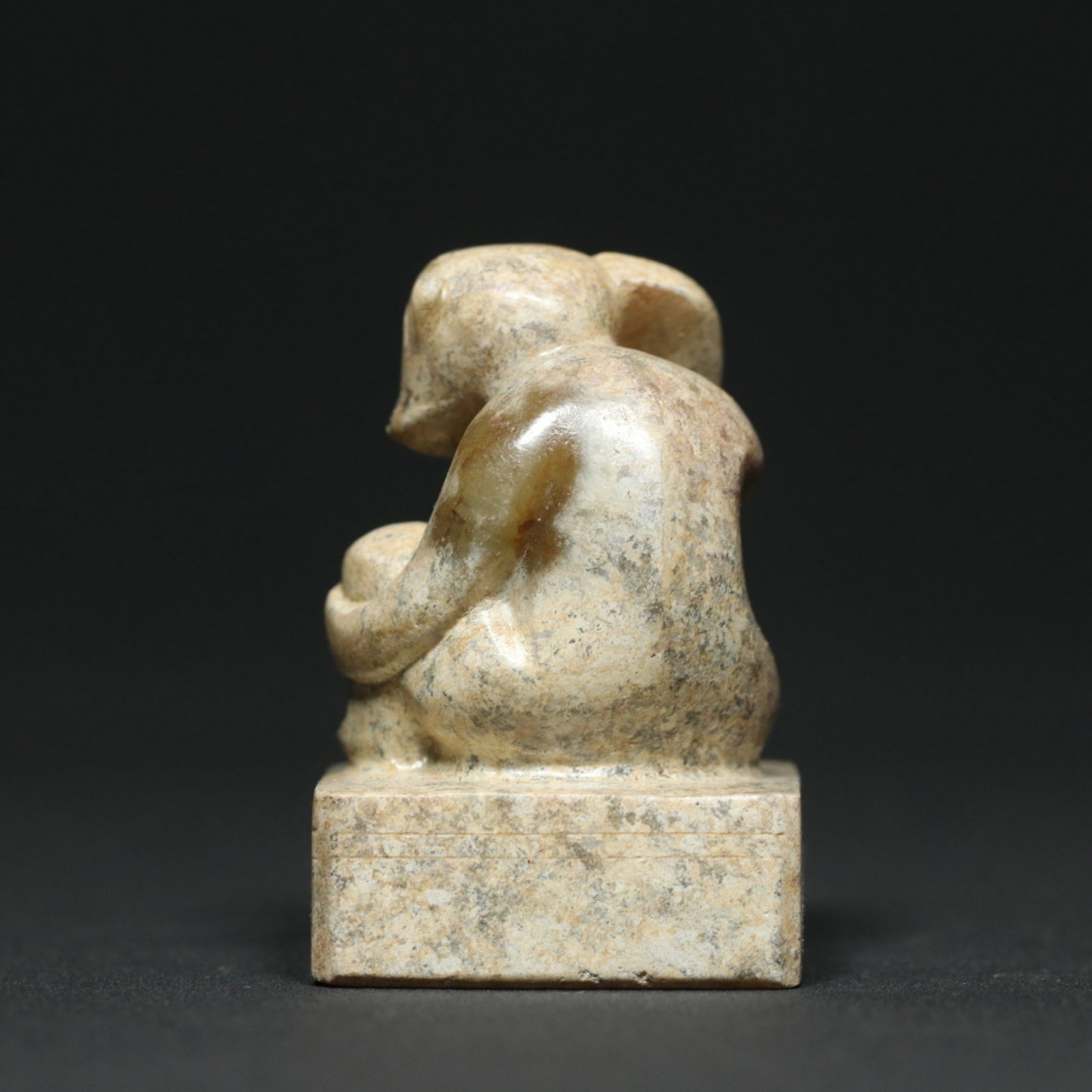 An Exquisite Archaic Jade Monkey Seal - 8