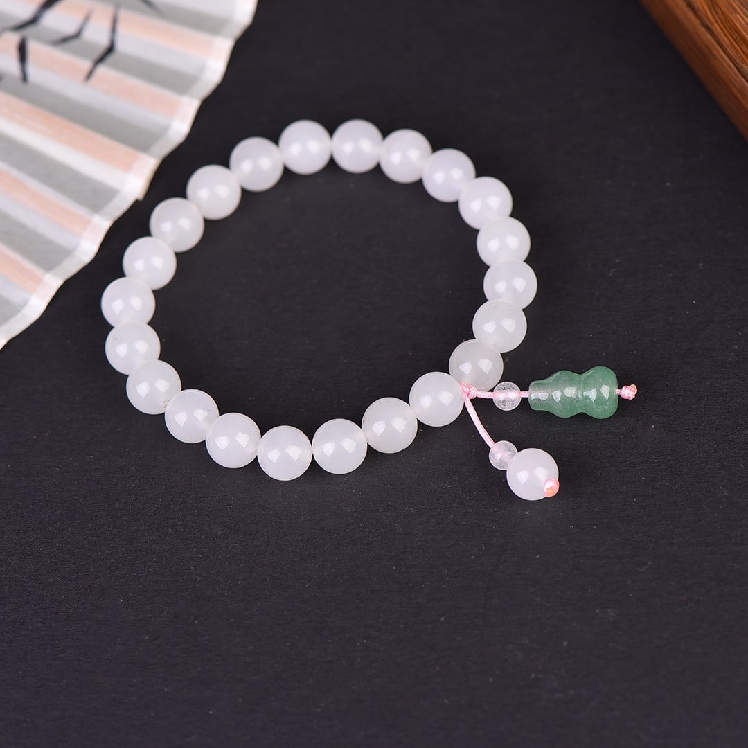 An Exquisite White Jade Bracelets - 4