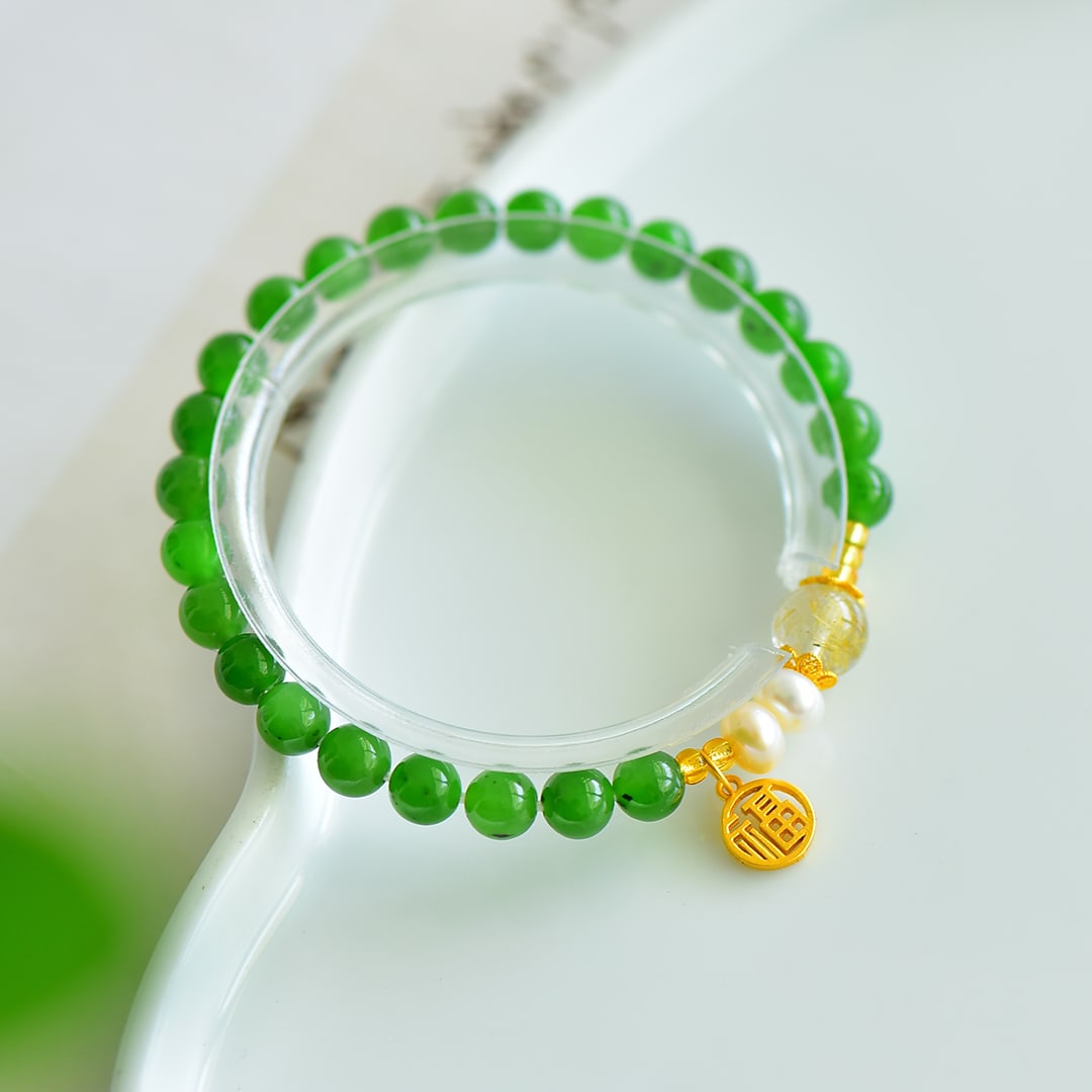 An Exquisite Jasper Bracelets - 2