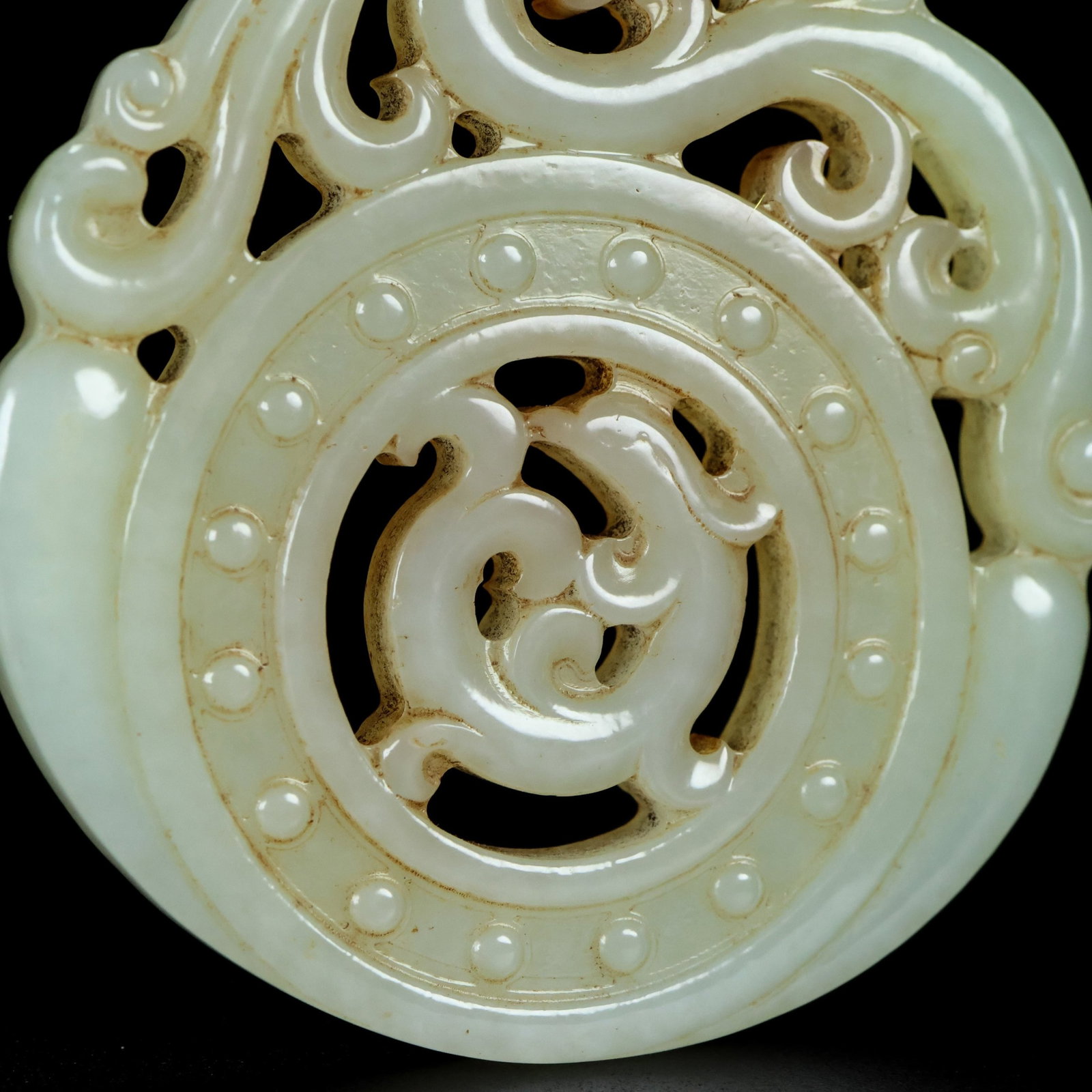 An Exquisite White Jade Phoenix Pattern Pendant - 7