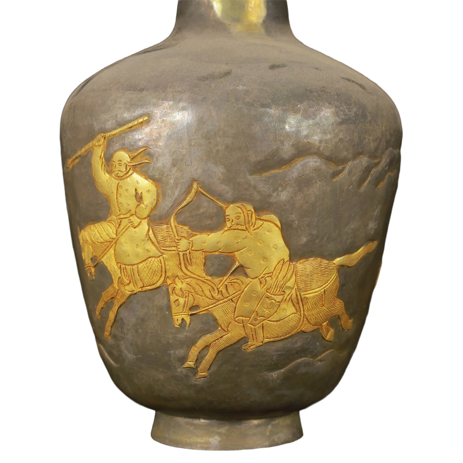 An Exquisite Gilt Silver Figure Pattern Vase - 3