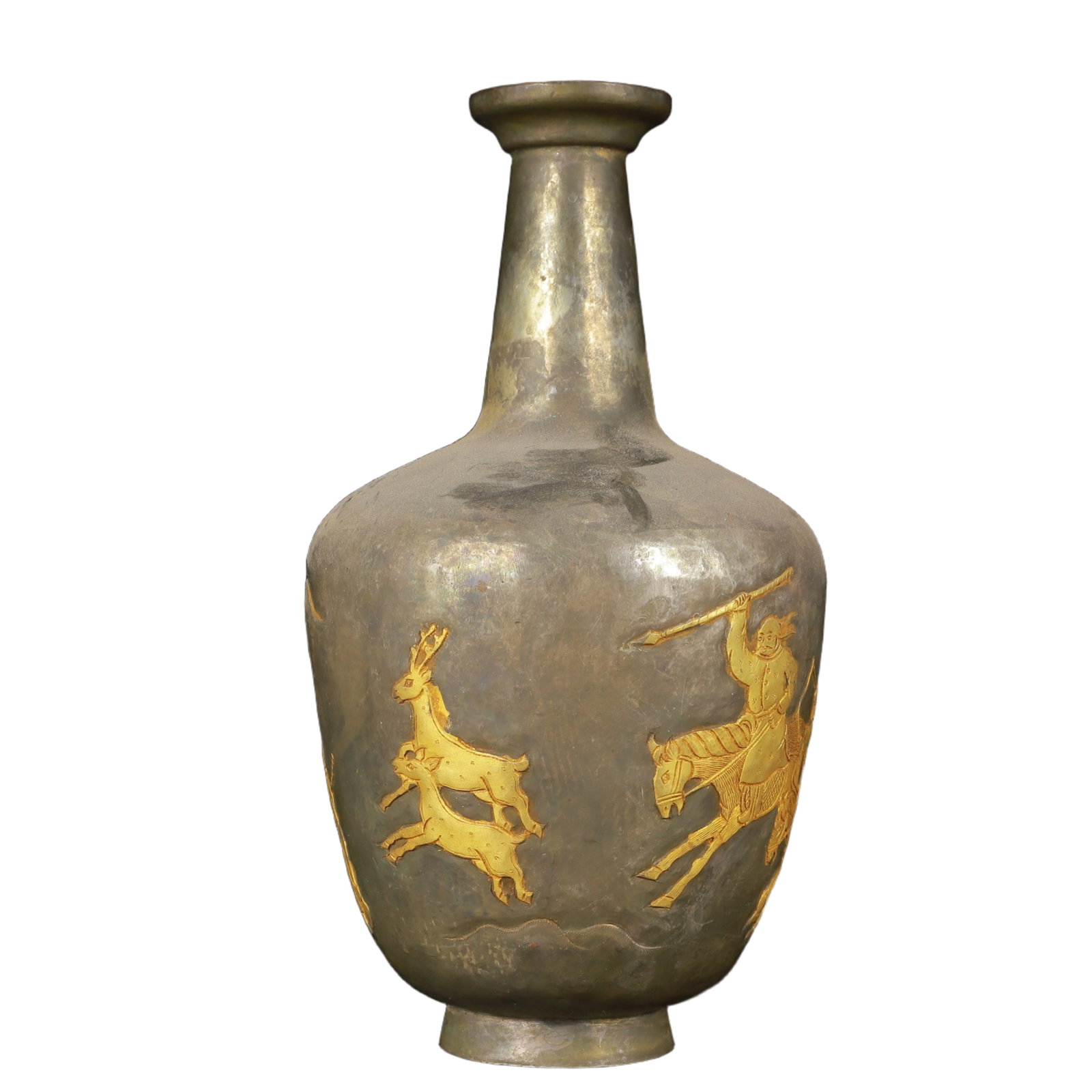 An Exquisite Gilt Silver Figure Pattern Vase - 4