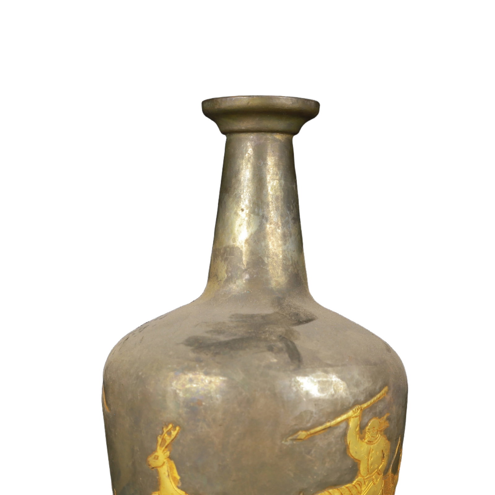 An Exquisite Gilt Silver Figure Pattern Vase - 5