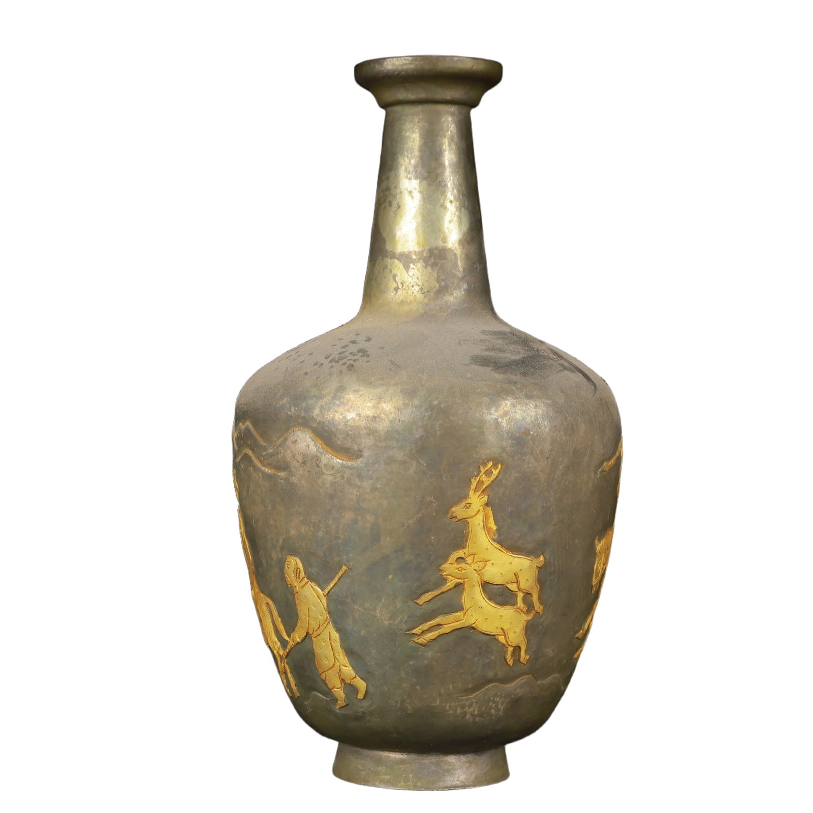 An Exquisite Gilt Silver Figure Pattern Vase - 7