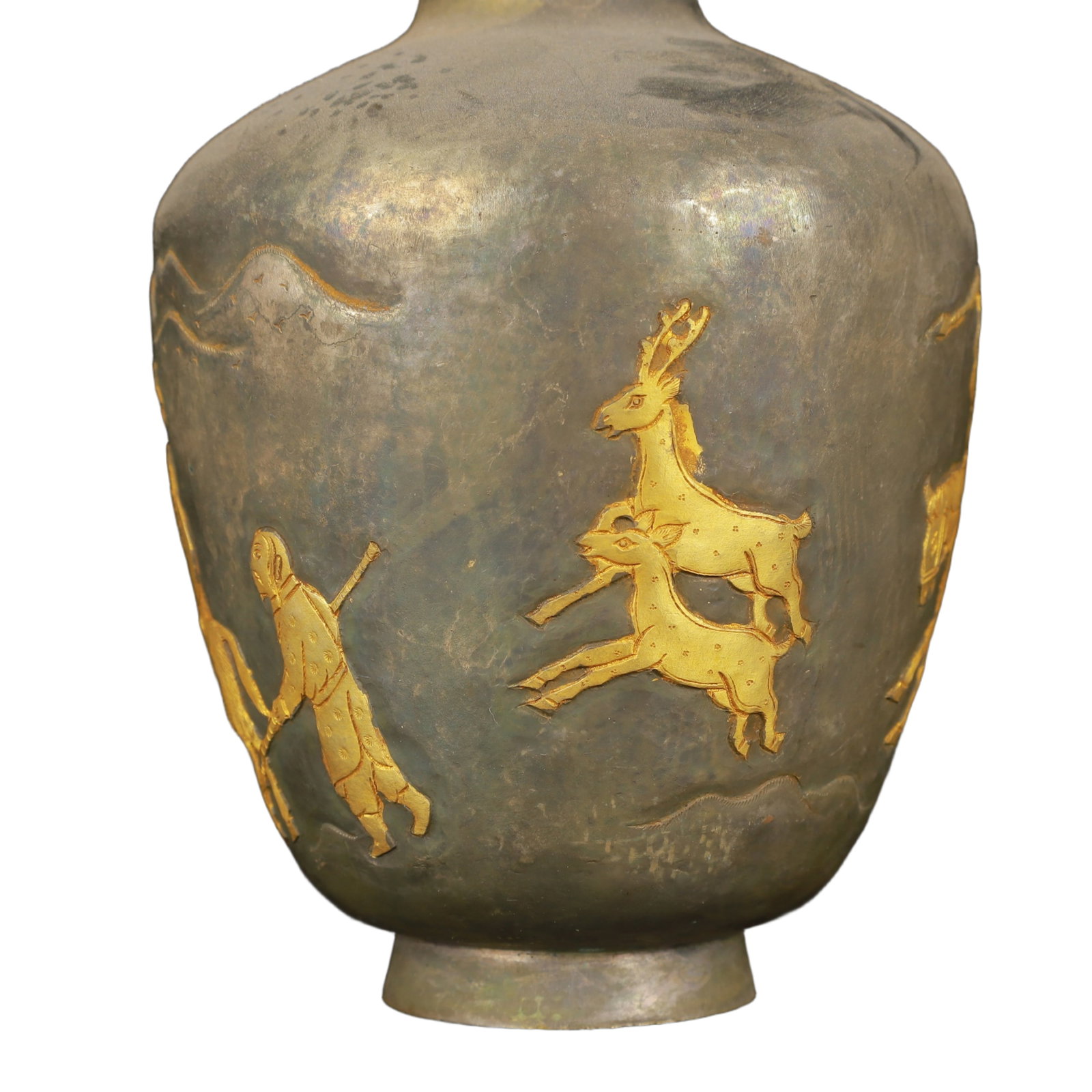 An Exquisite Gilt Silver Figure Pattern Vase - 9
