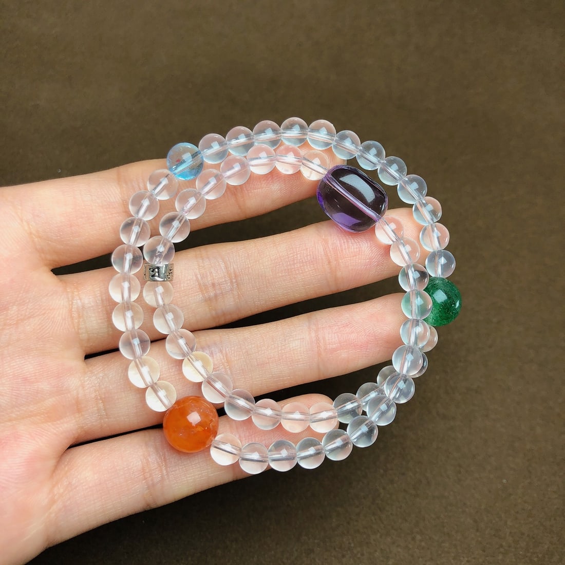 An Exquisite Crystal Bracelets: An Exquisite Crystal Bracelets,Size:5.8mm,10.5mm,Weight:21.4g 水晶手串