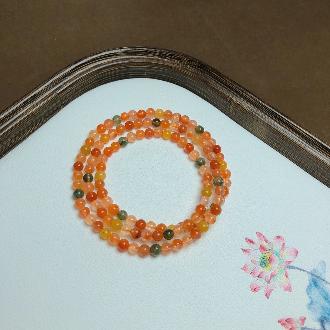 An Exquisite Crystal Bracelet: An Exquisite Crystal Bracelet,Size:4.5mm,Weight:16.8g 水晶手串