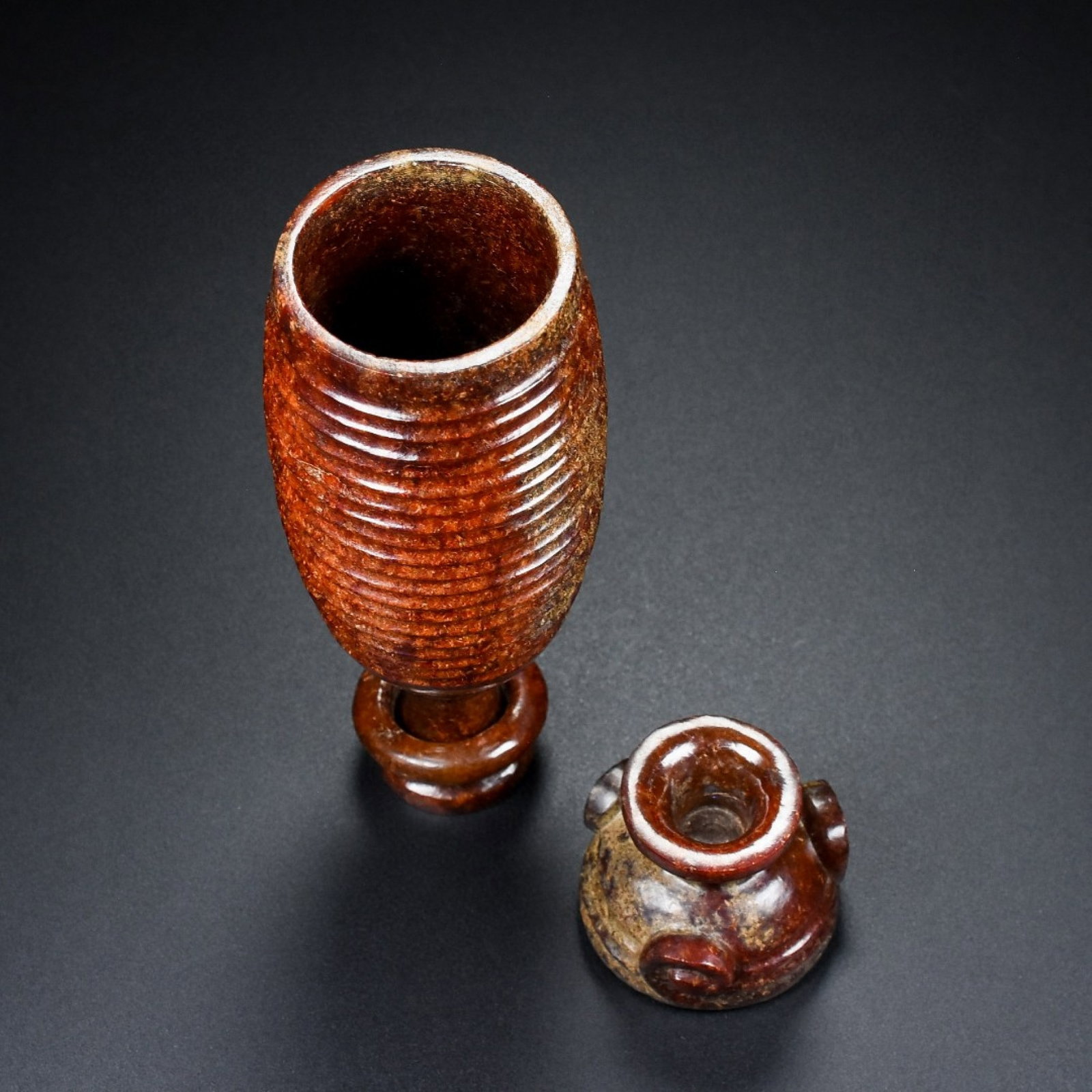 An Exquisite Archaic Jade Auspicious Cloud Pattern Censer - 2