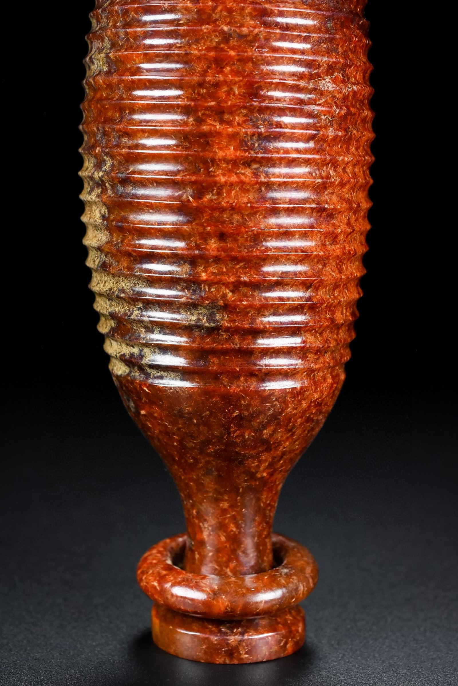 An Exquisite Archaic Jade Auspicious Cloud Pattern Censer - 7