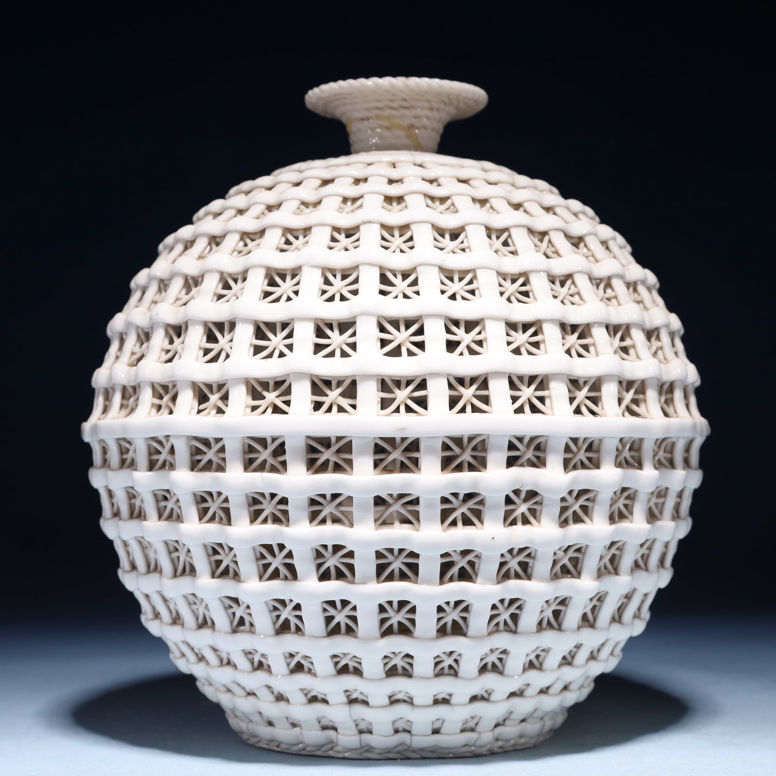 An Exquisite Blance-De-Chine Vase (1 of 7)