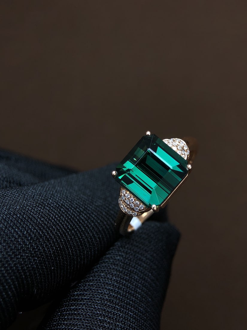 5.11Ctw Natural Tourmaline Ring - 2
