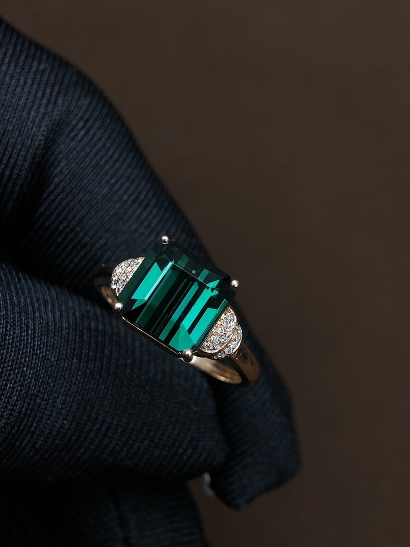 5.11Ctw Natural Tourmaline Ring - 3