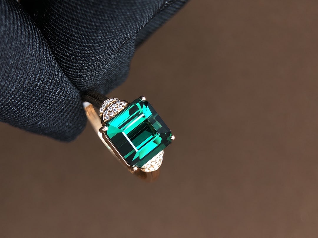 5.11Ctw Natural Tourmaline Ring - 4