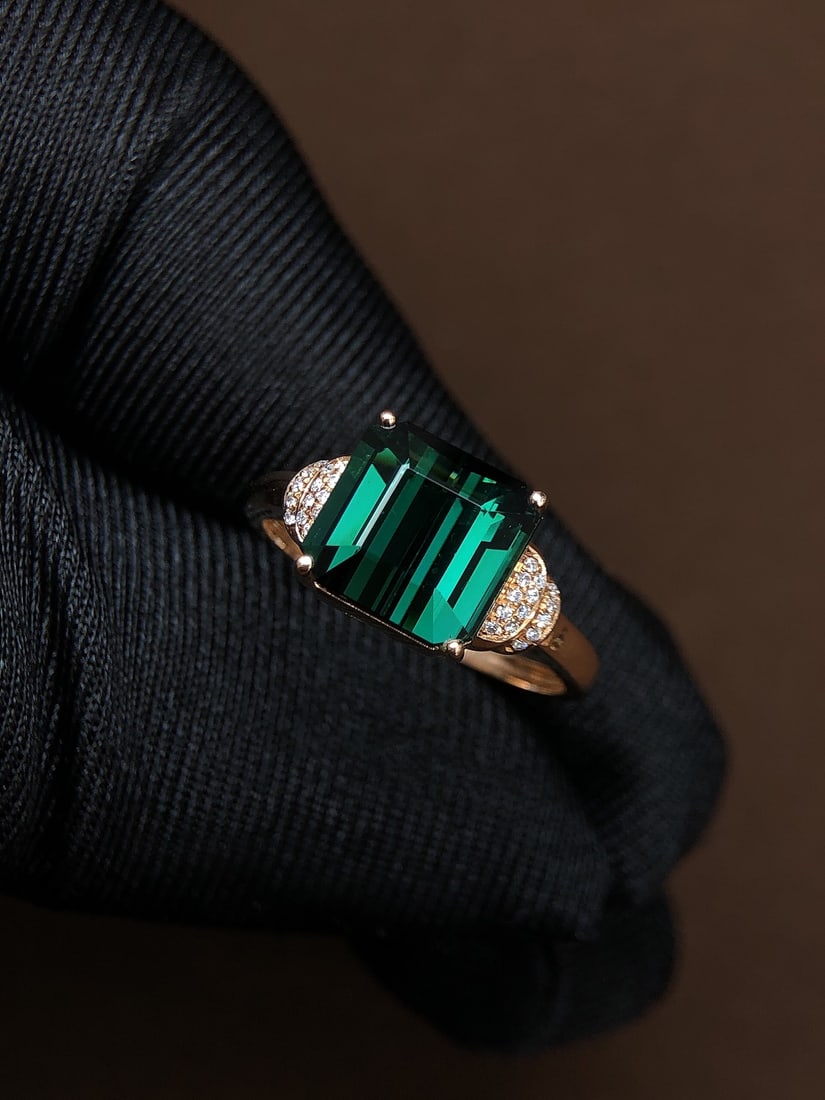 5.11Ctw Natural Tourmaline Ring - 5