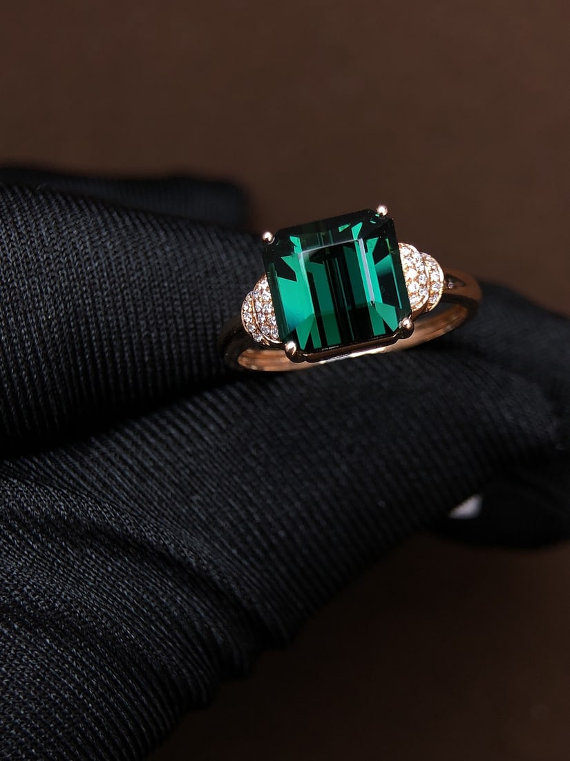 5.11Ctw Natural Tourmaline Ring - 6
