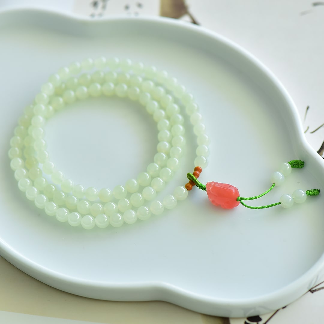 An Exquisite White Jade Bracelets - 4