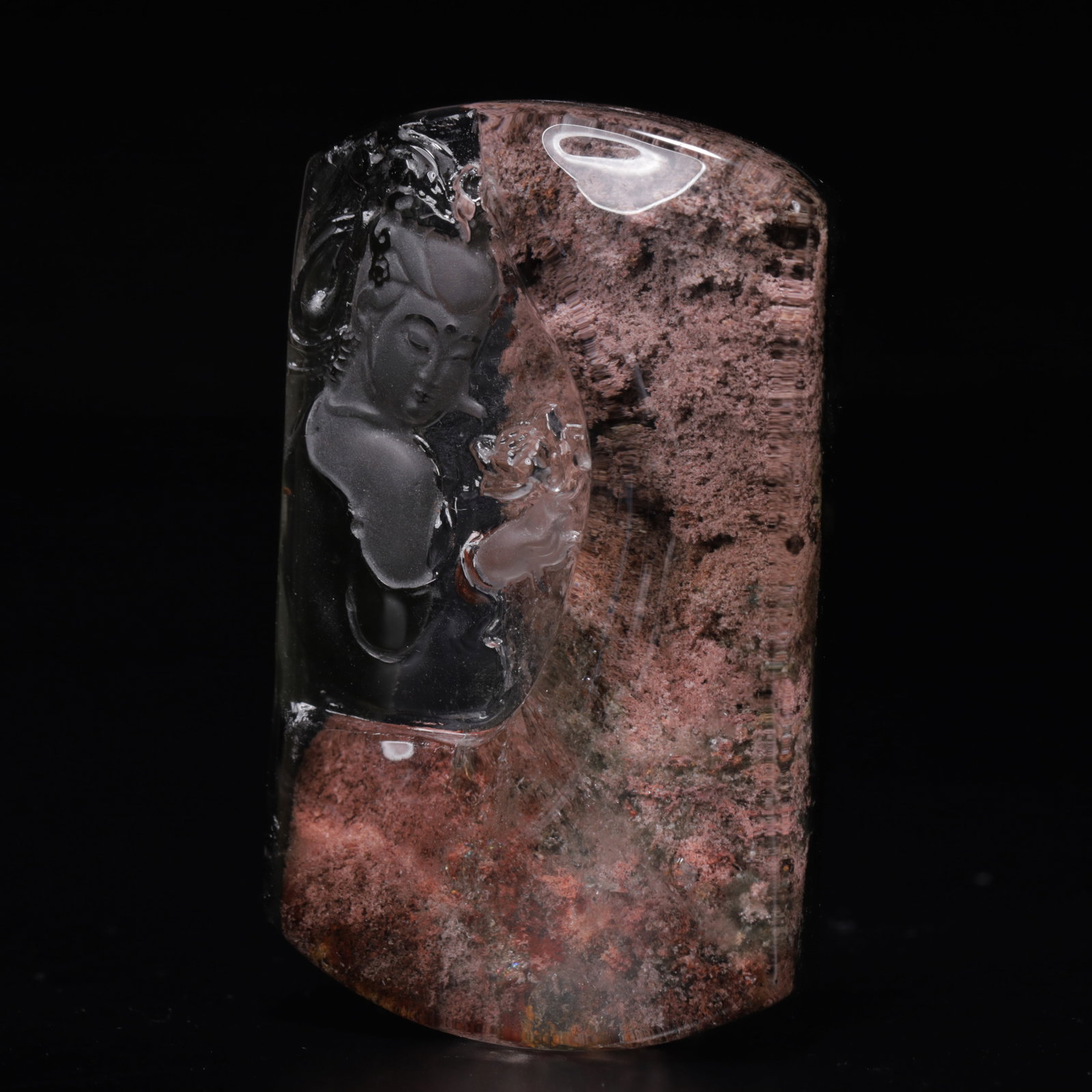 An Exquisite Crystal Figure Pattern Pendant - 2