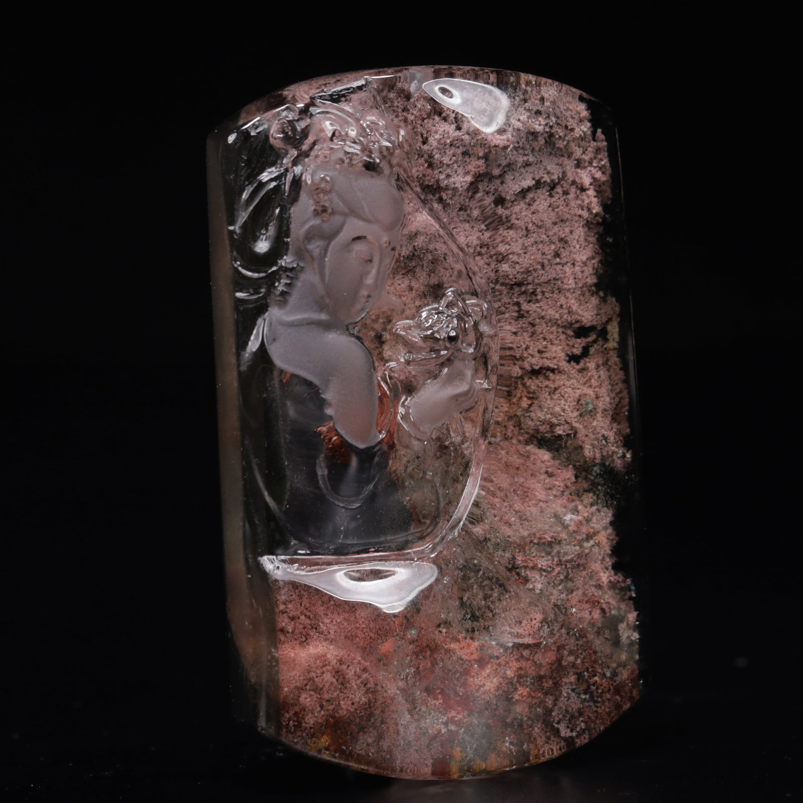 An Exquisite Crystal Figure Pattern Pendant - 3