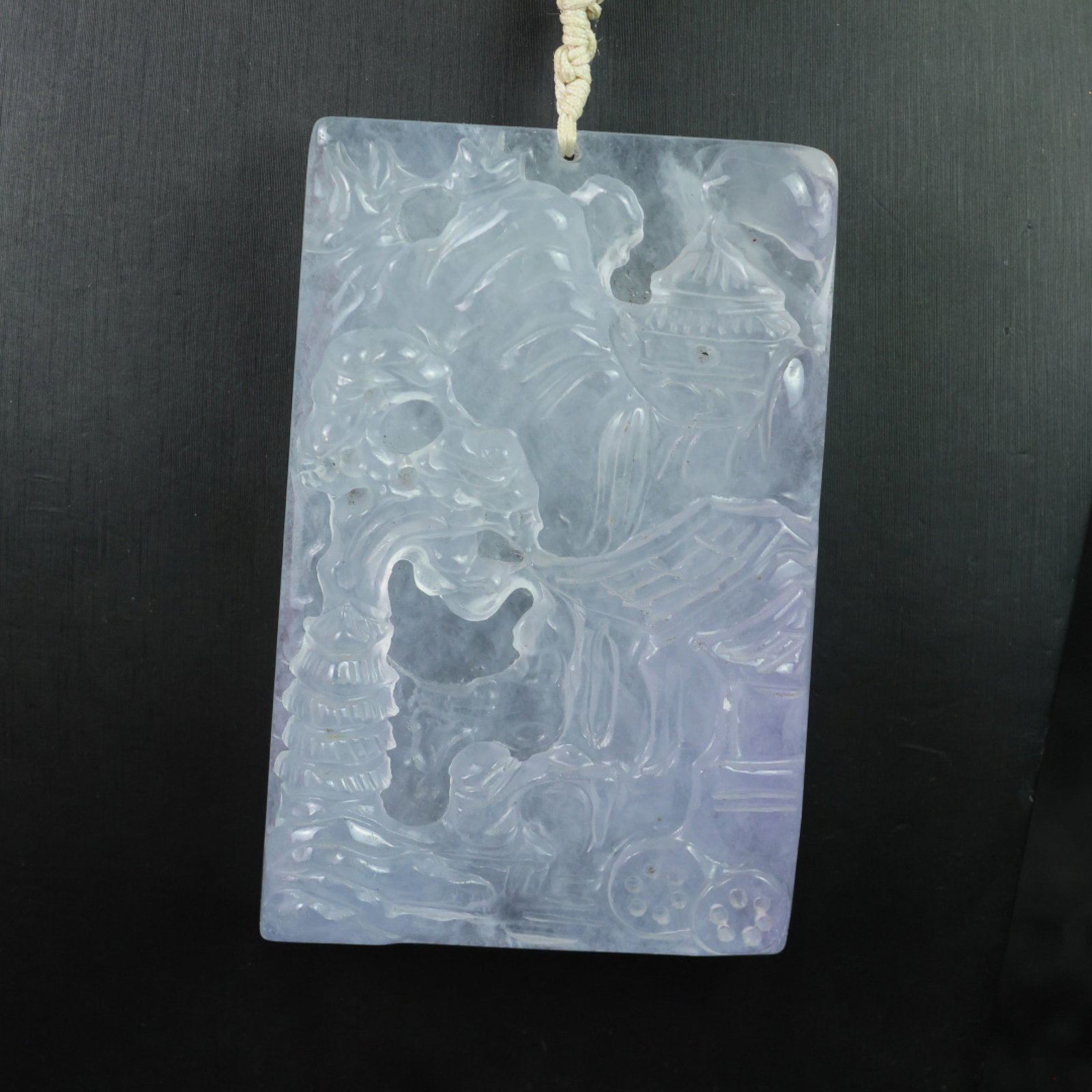 An Exquisite Landscape Pattern Pendant: An Exquisite Landscape Pattern Pendant,Size:3.4inx2.2inx0.6in 一个精美的山水纹挂件