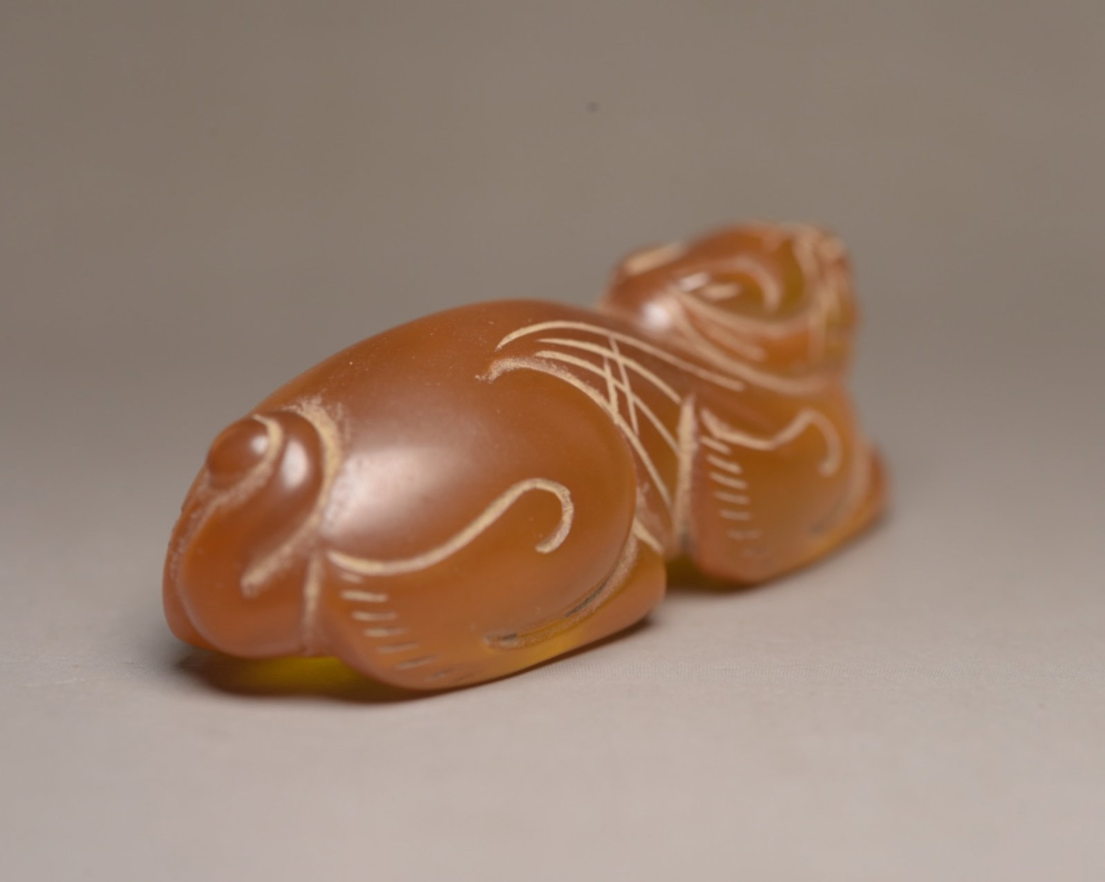 An Exquisite Agate Beast Ornament - 4