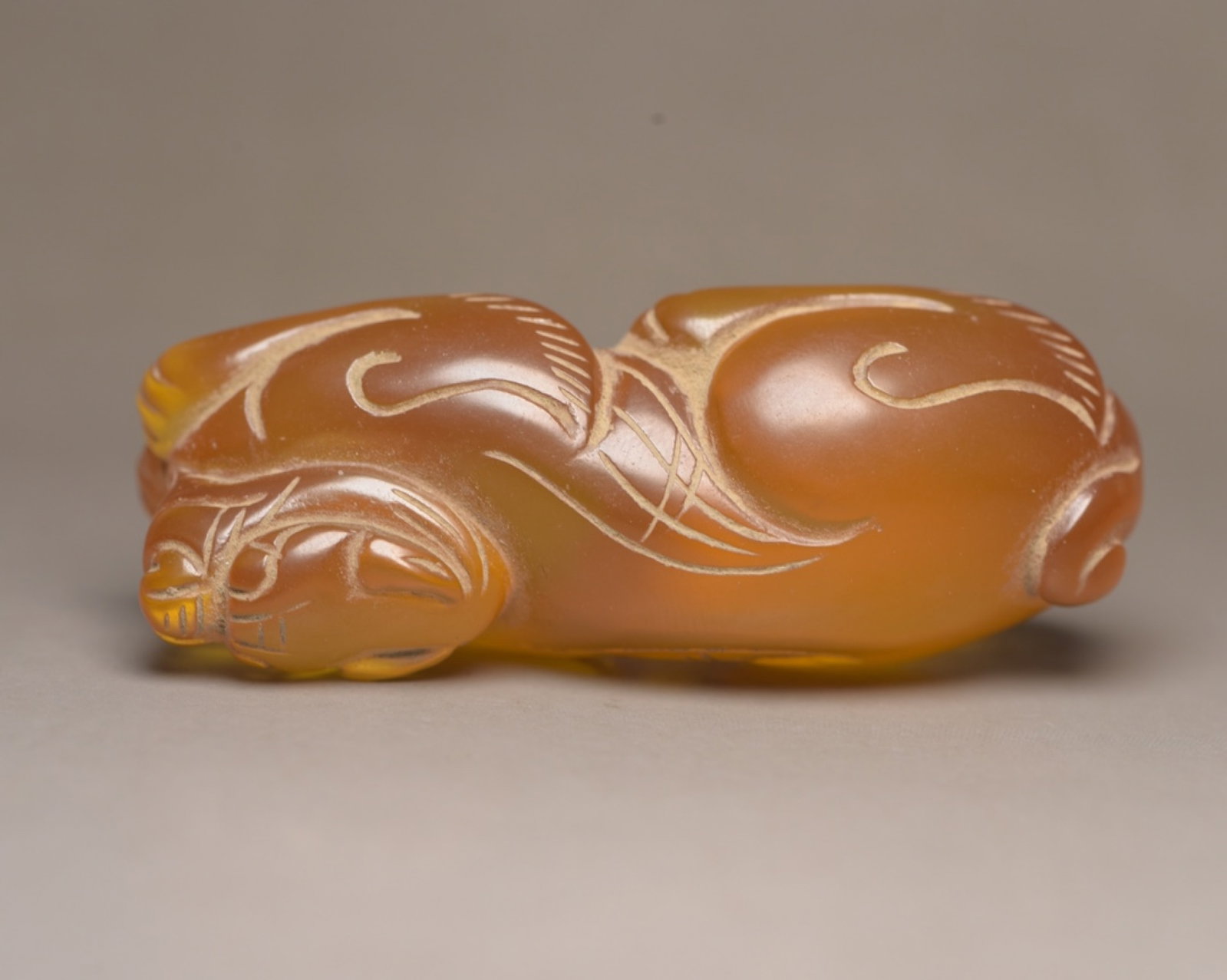 An Exquisite Agate Beast Ornament - 5
