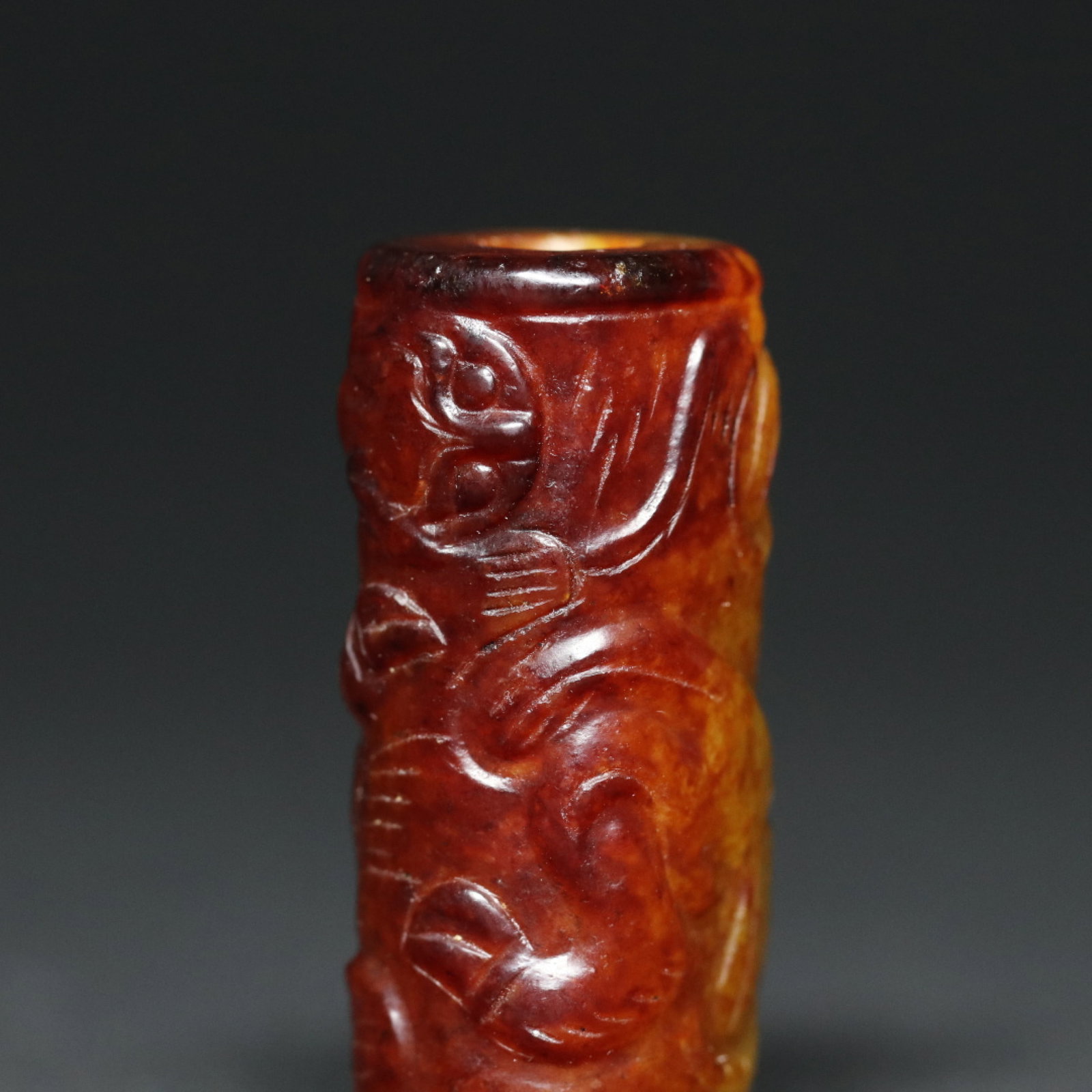 An Exquisite White Jade Dragon Pattern Pendant - 7