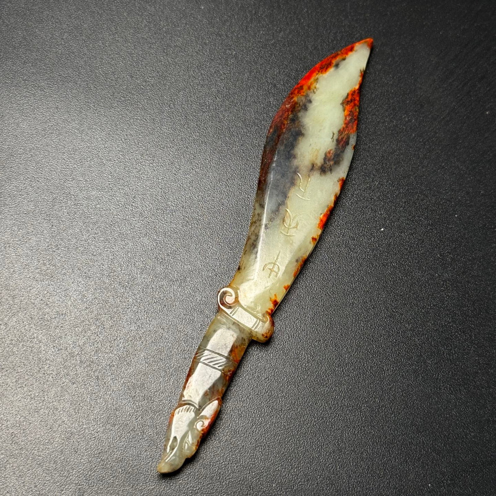 An Exquisite White Jade Sword - 3