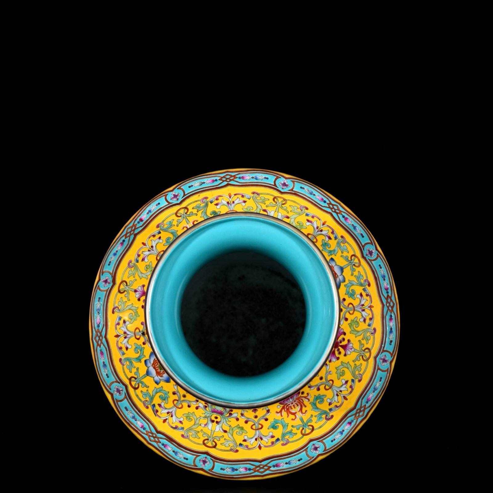 A Huge Enamel Lotus Pattern Vase - 8