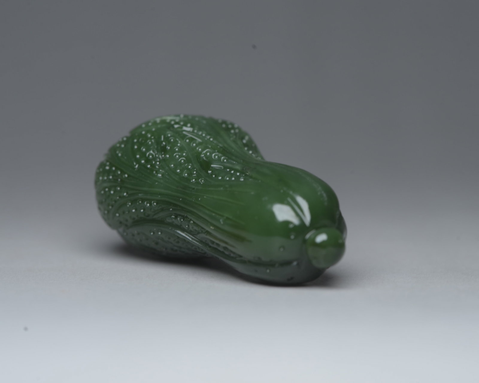 An Exquisite Jasper Cabbage Ornament - 3