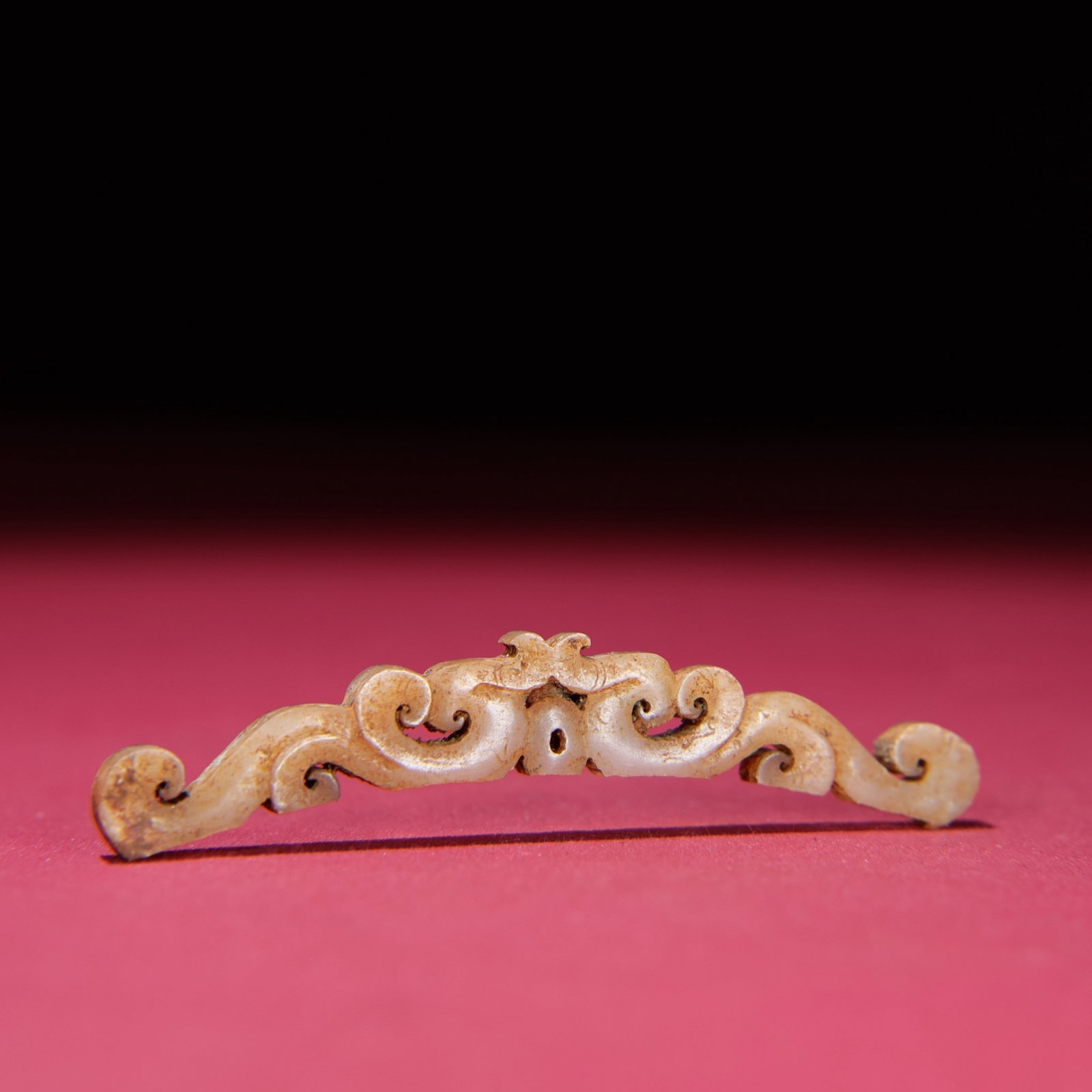 White Jade Dragon Pattern Pendant - 2
