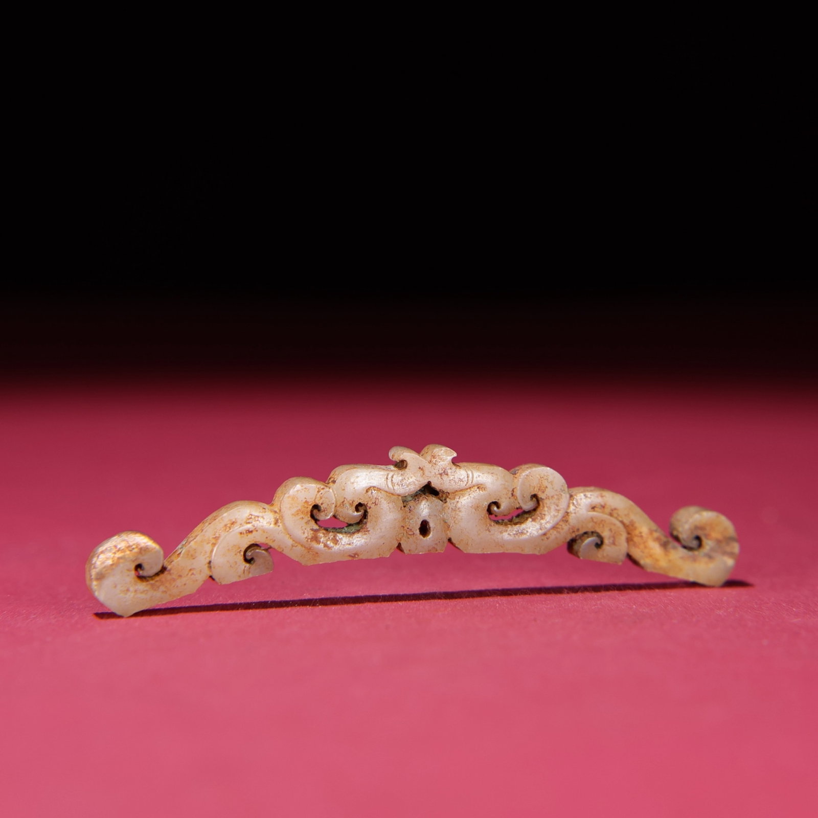 White Jade Dragon Pattern Pendant - 4