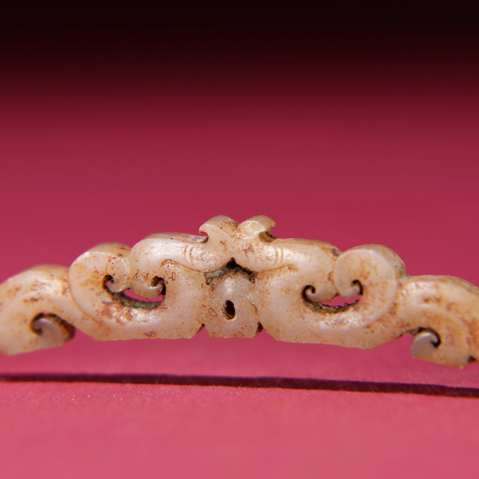 White Jade Dragon Pattern Pendant - 5