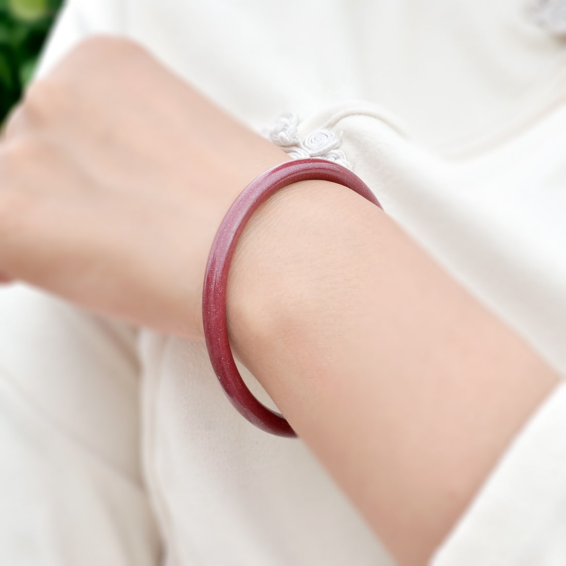 An Exquisite Cinnabar Bracelets - 2