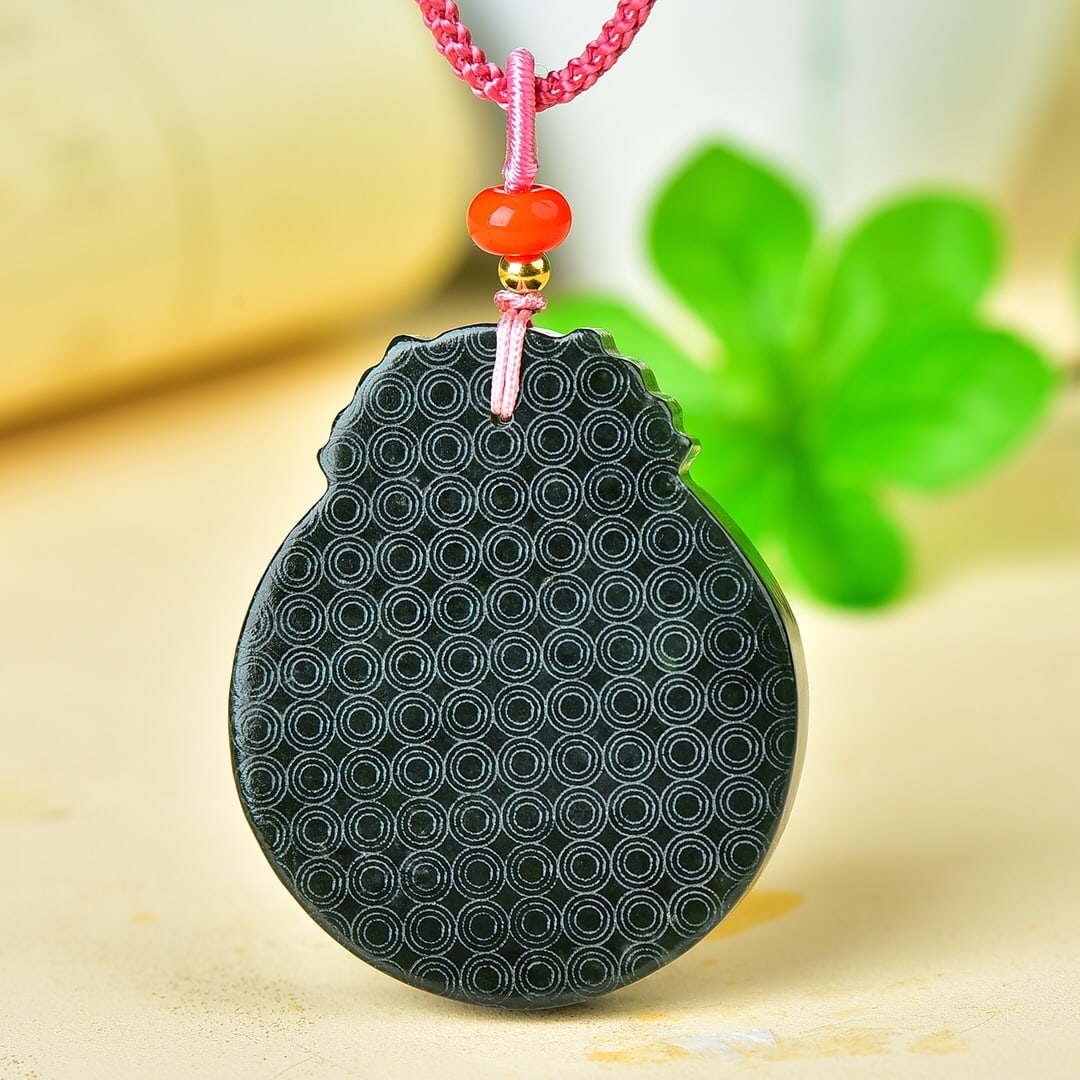 An Exquisite Sapphire Flower Pattern Pendant - 5