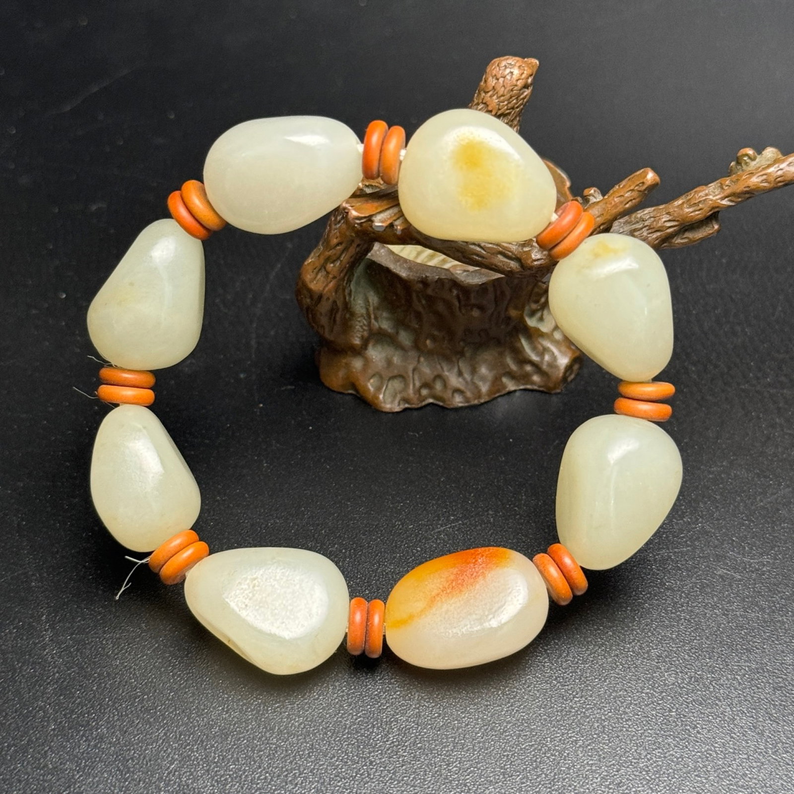 An Exquisite White Jade Bracelets - 7