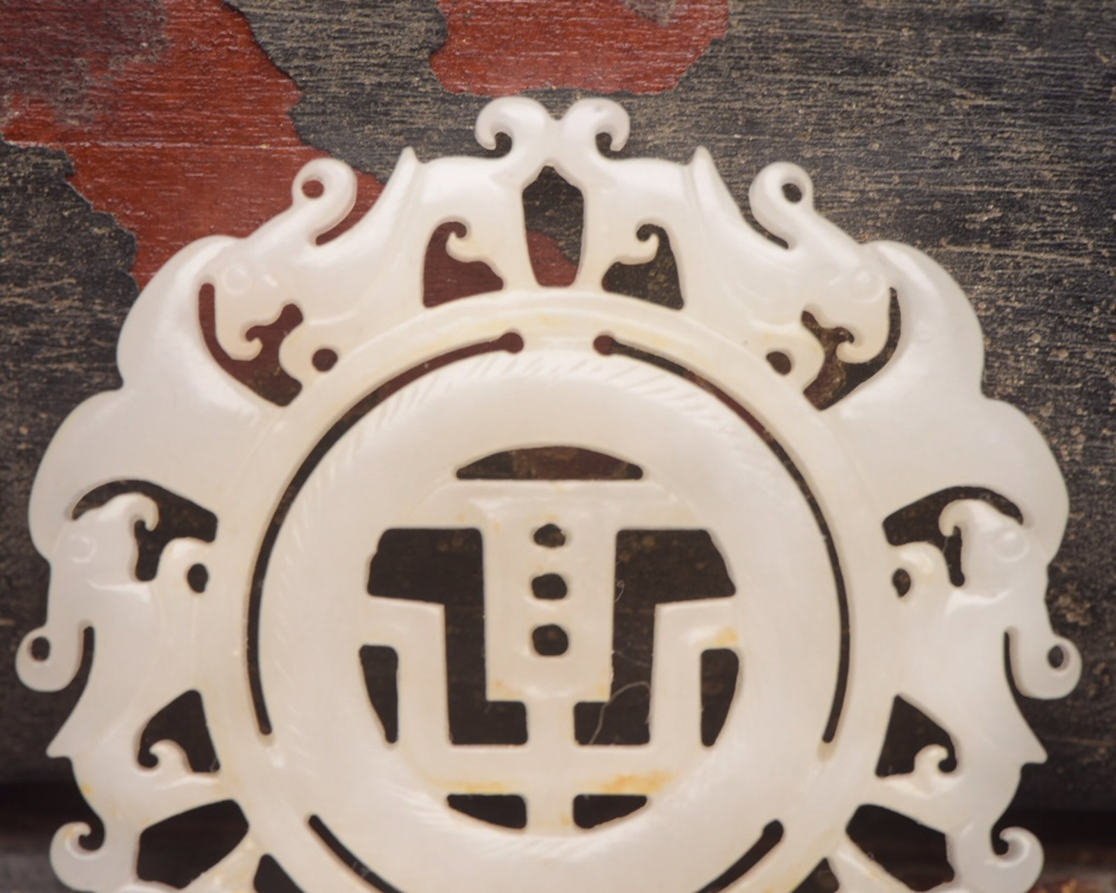 An Exquisite White Jade Phoenix Pattern Pendant - 4